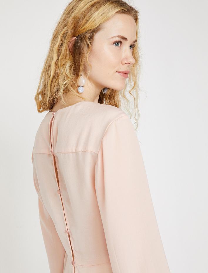  Beli Bağlamalı Bluz