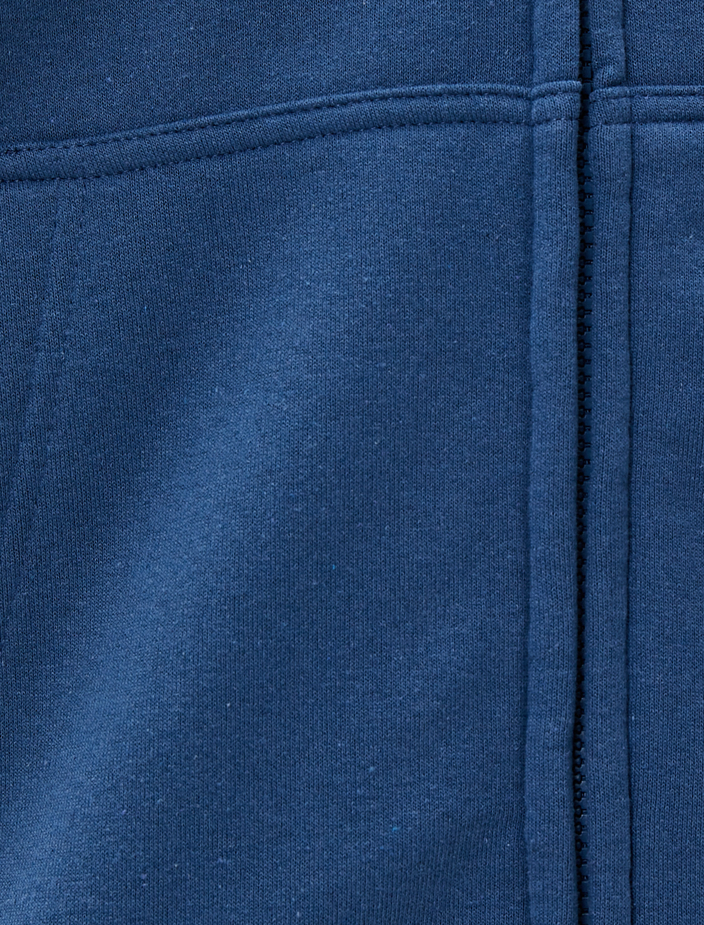 Oversize Fermuarlı Sweatshirt Kapşonlu Cep Detaylı Etiket Baskılı Şardonlu