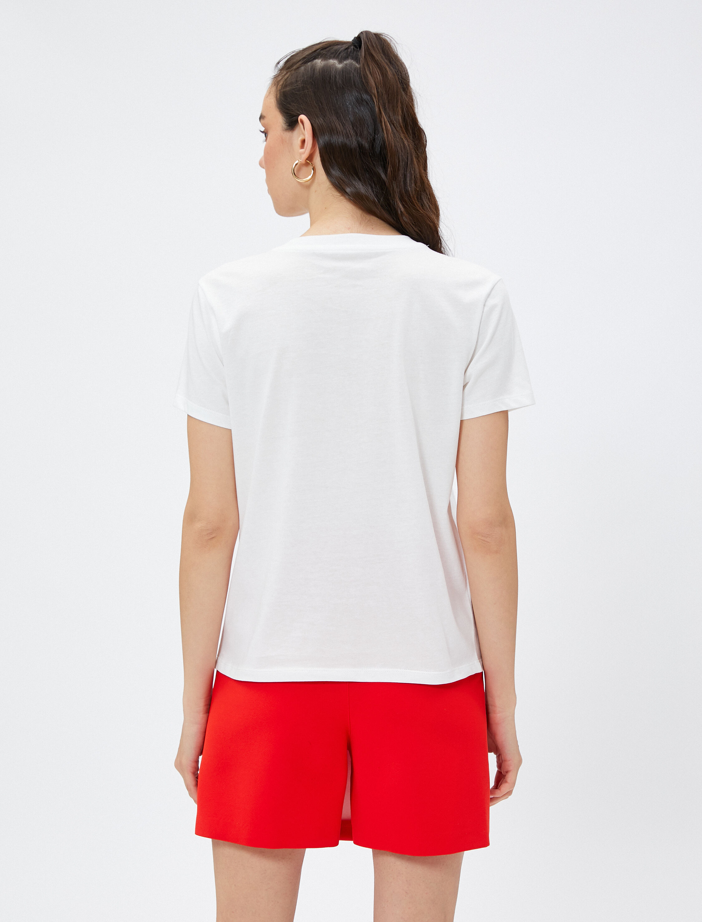   Lûgat365 Lisanslı Tişört Vefâ Baskılı Kısa Kollu Bisiklet Yaka Pamuklu