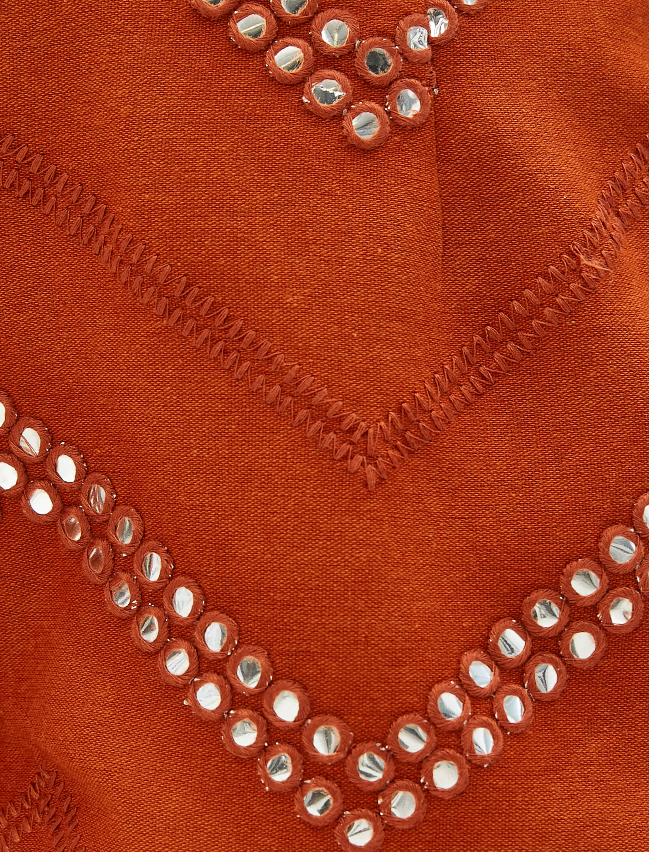   Etnik Görünümlü Şort Taşlı