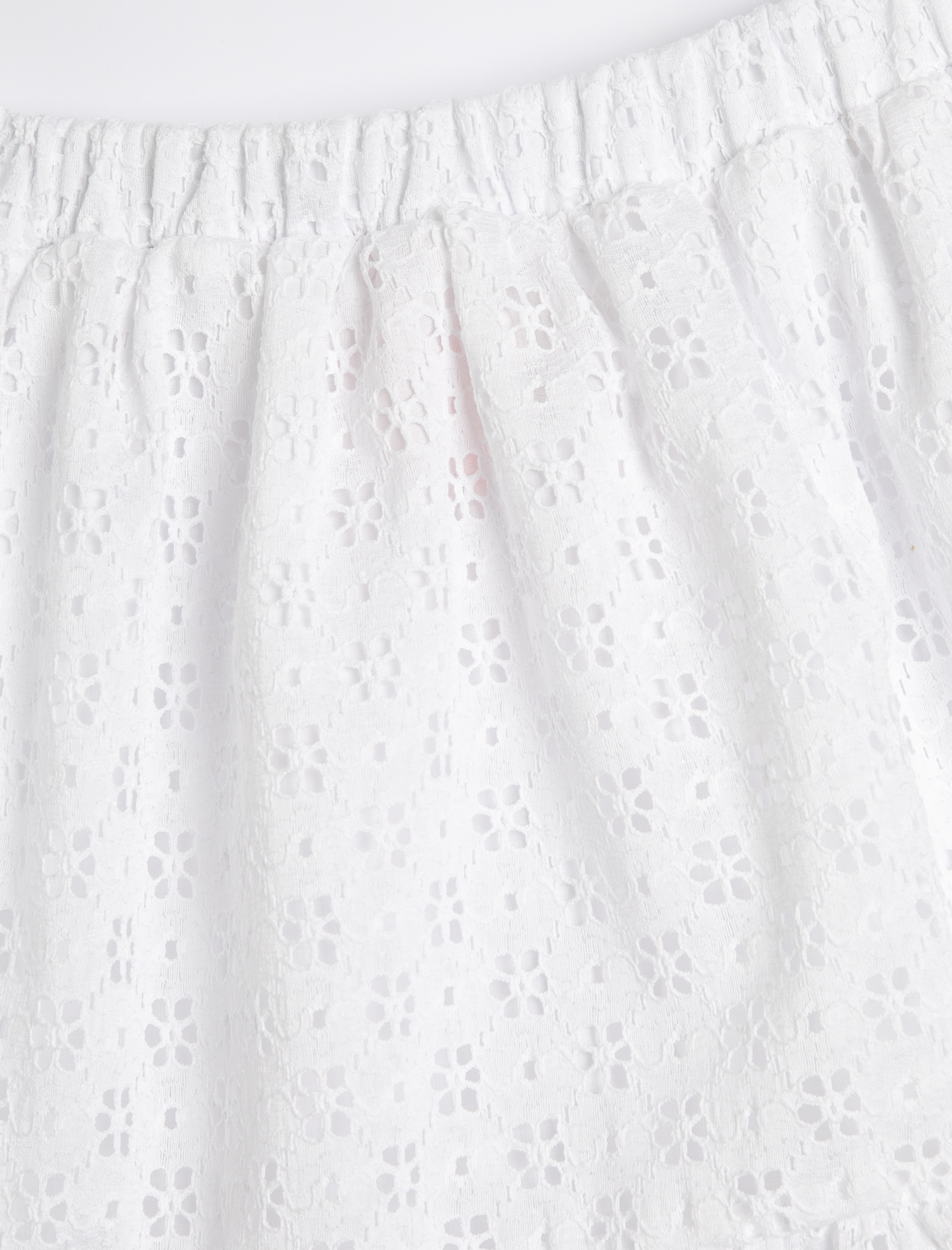 Kız Bebek Etek Fistolu Fırfırlı Beli Lastikli Pamuklu