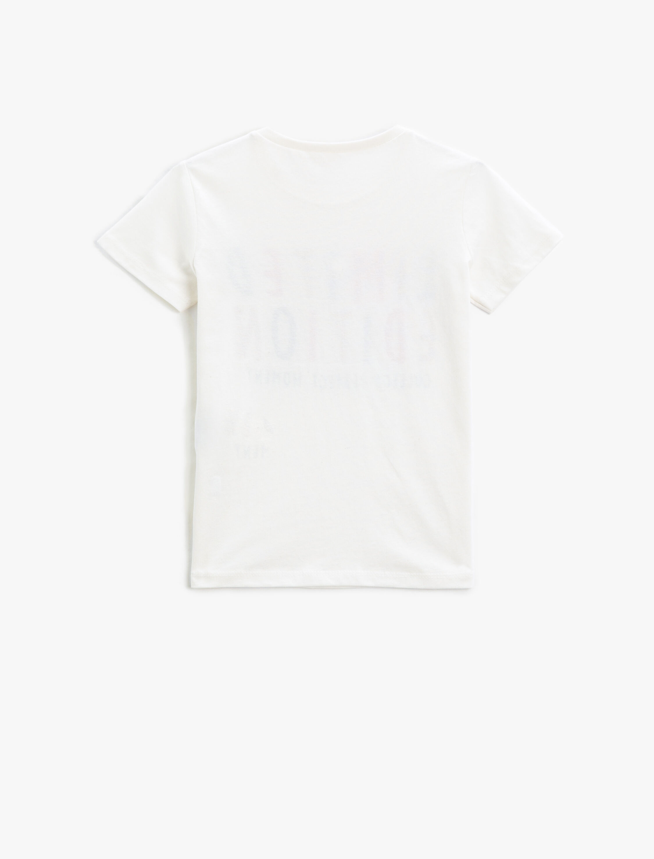  Erkek Çocuk Baskılı Kısa Kollu Tişört Pamuklu Bisiklet Yaka