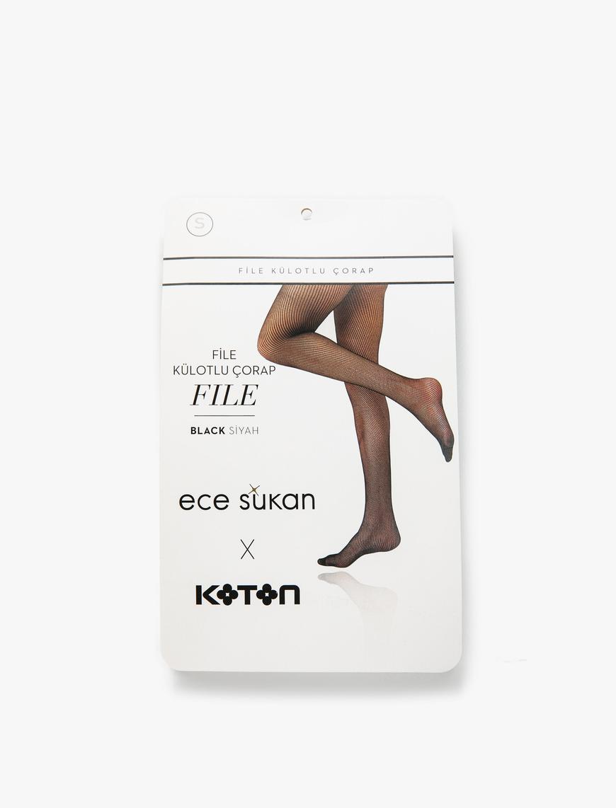  Kadın File Külotlu Çorap