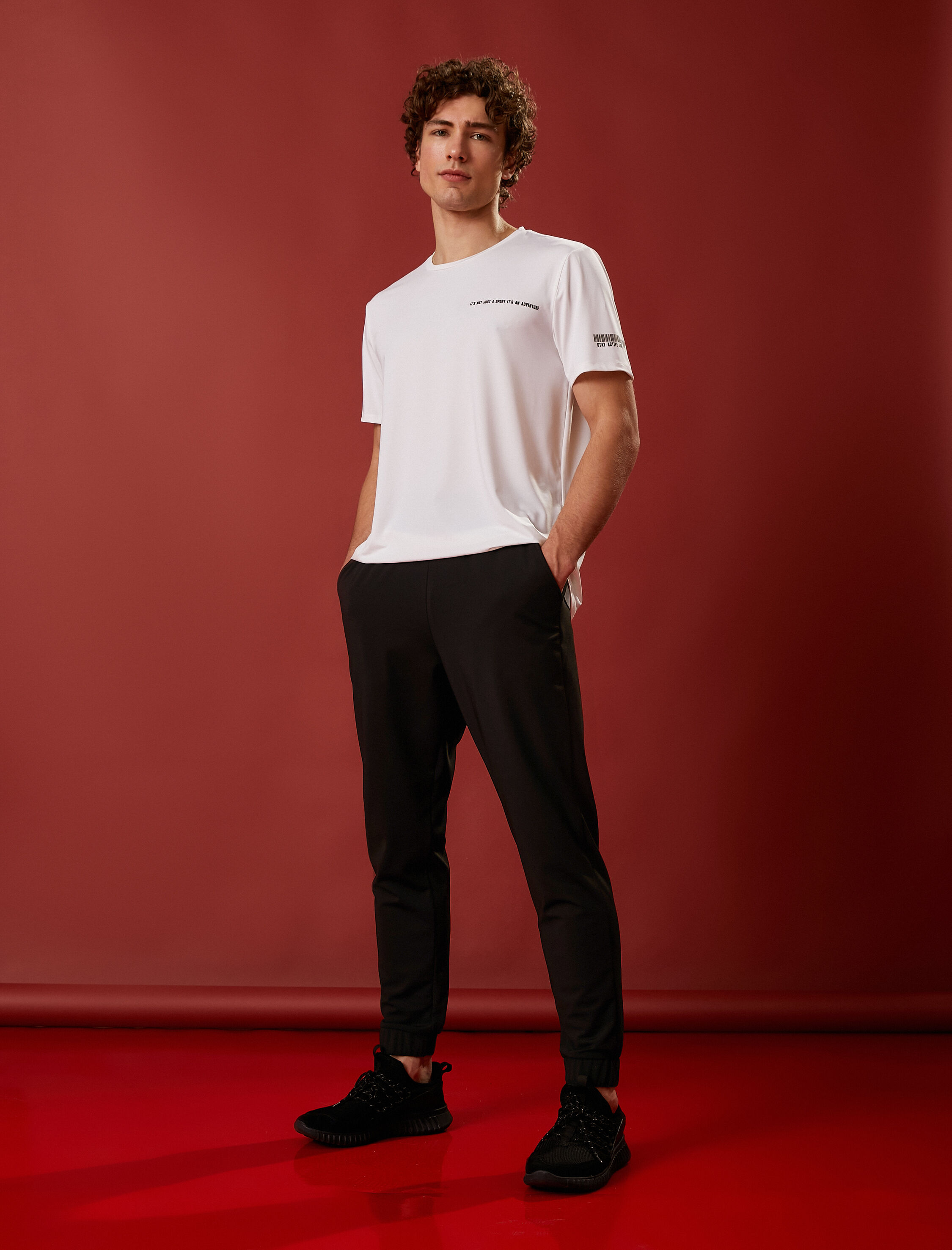   Basic Eşofman Altı Beli Bağcıklı Cepli