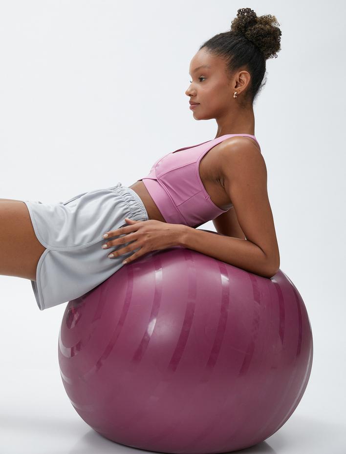  Mini Spor Şort Beli Bağlamalı