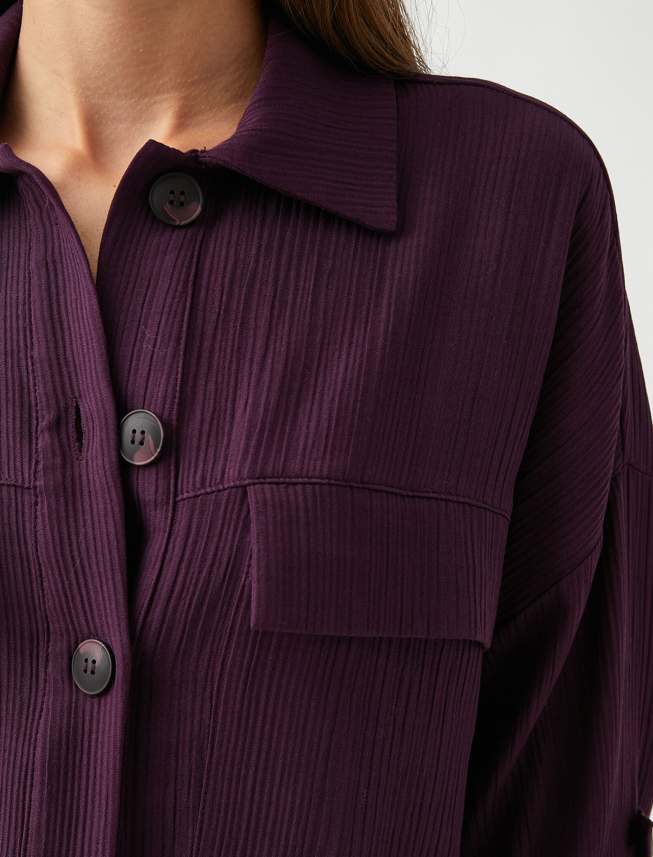   Cep Detaylı Gömlek