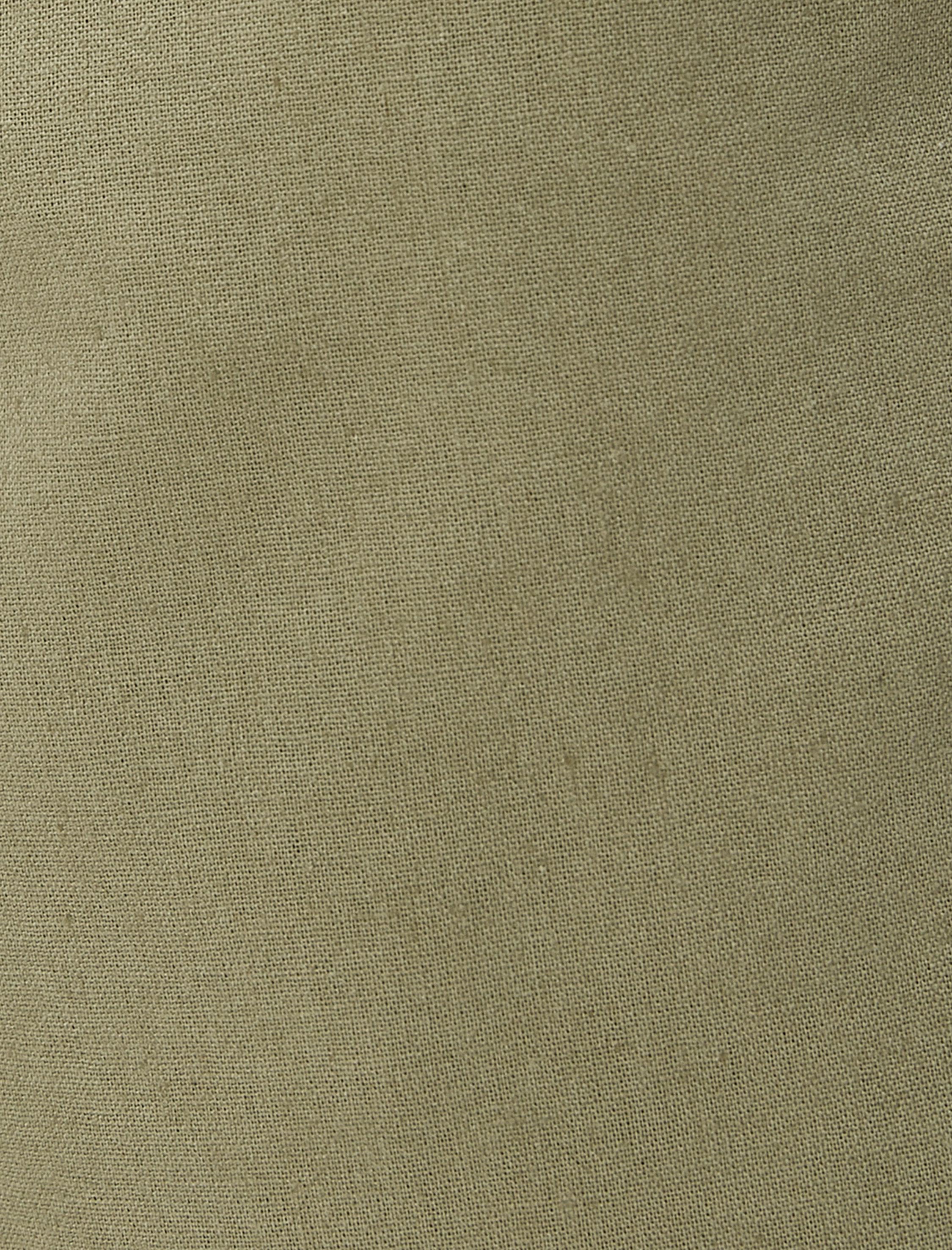   Keten Karışımlı Bermuda Şort Düğmeli Cep Detaylı