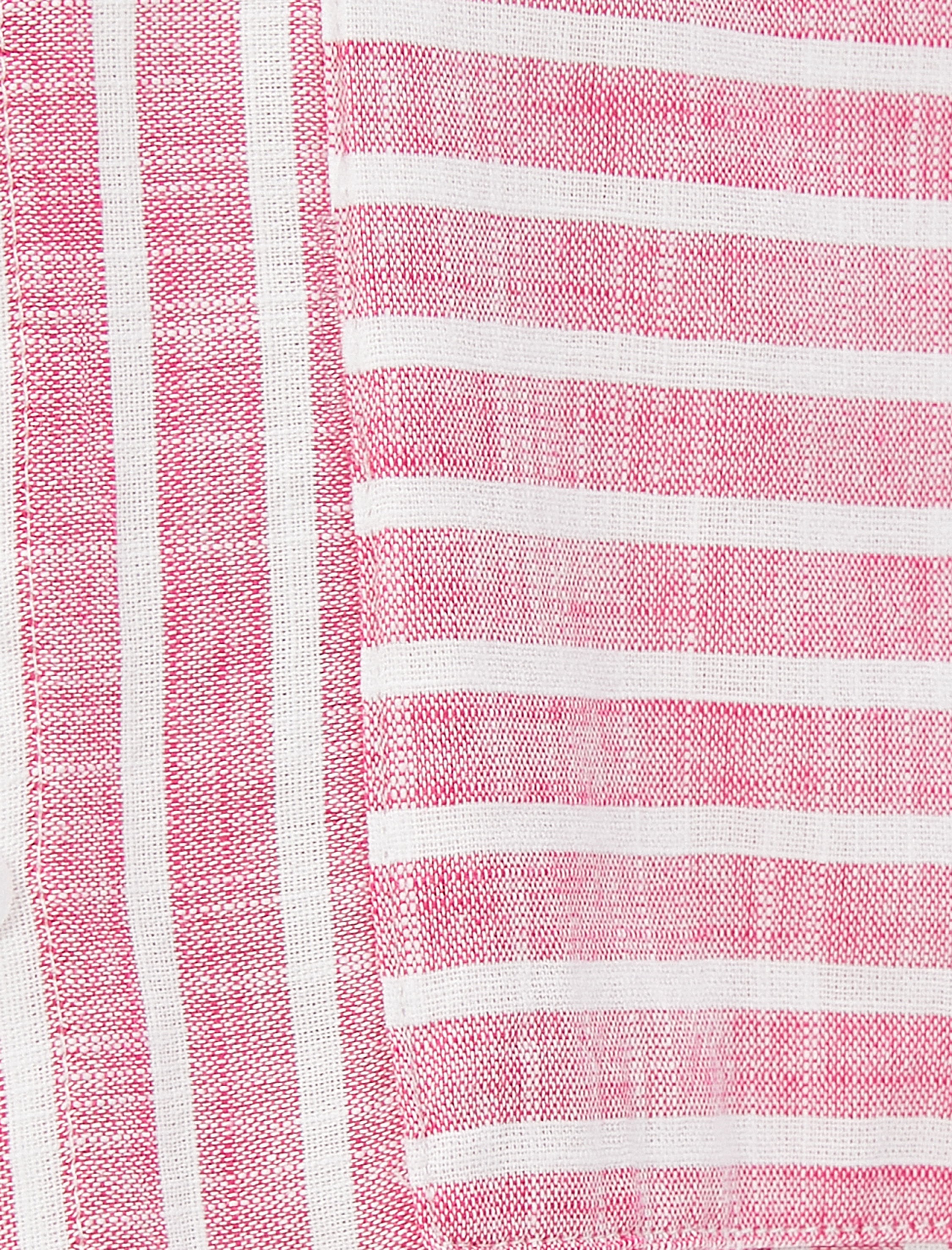   Keten Gömlek Kısa Kollu Cepli