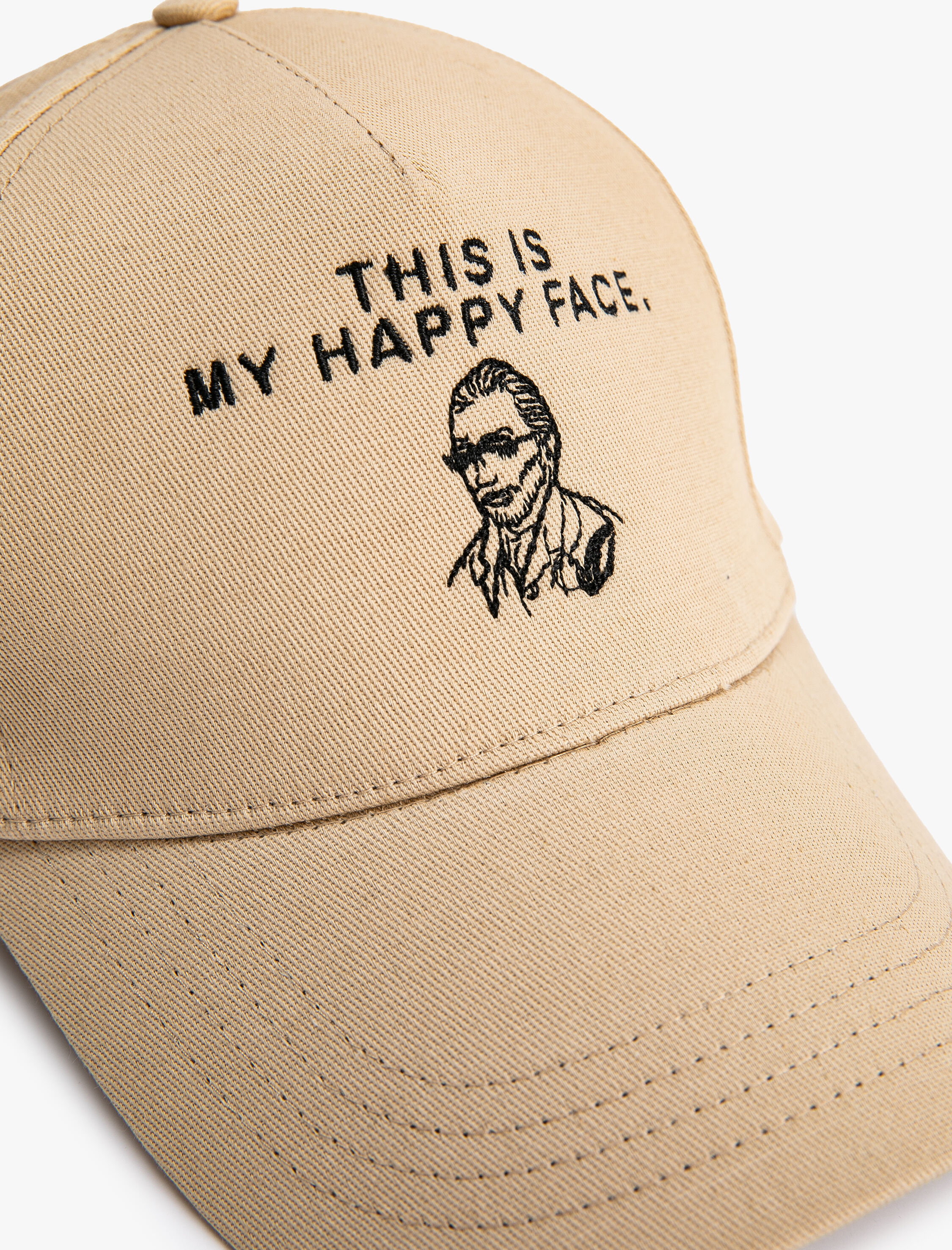 Erkek Vincent Van Gogh Kep Şapka Lisanslı İşlemeli