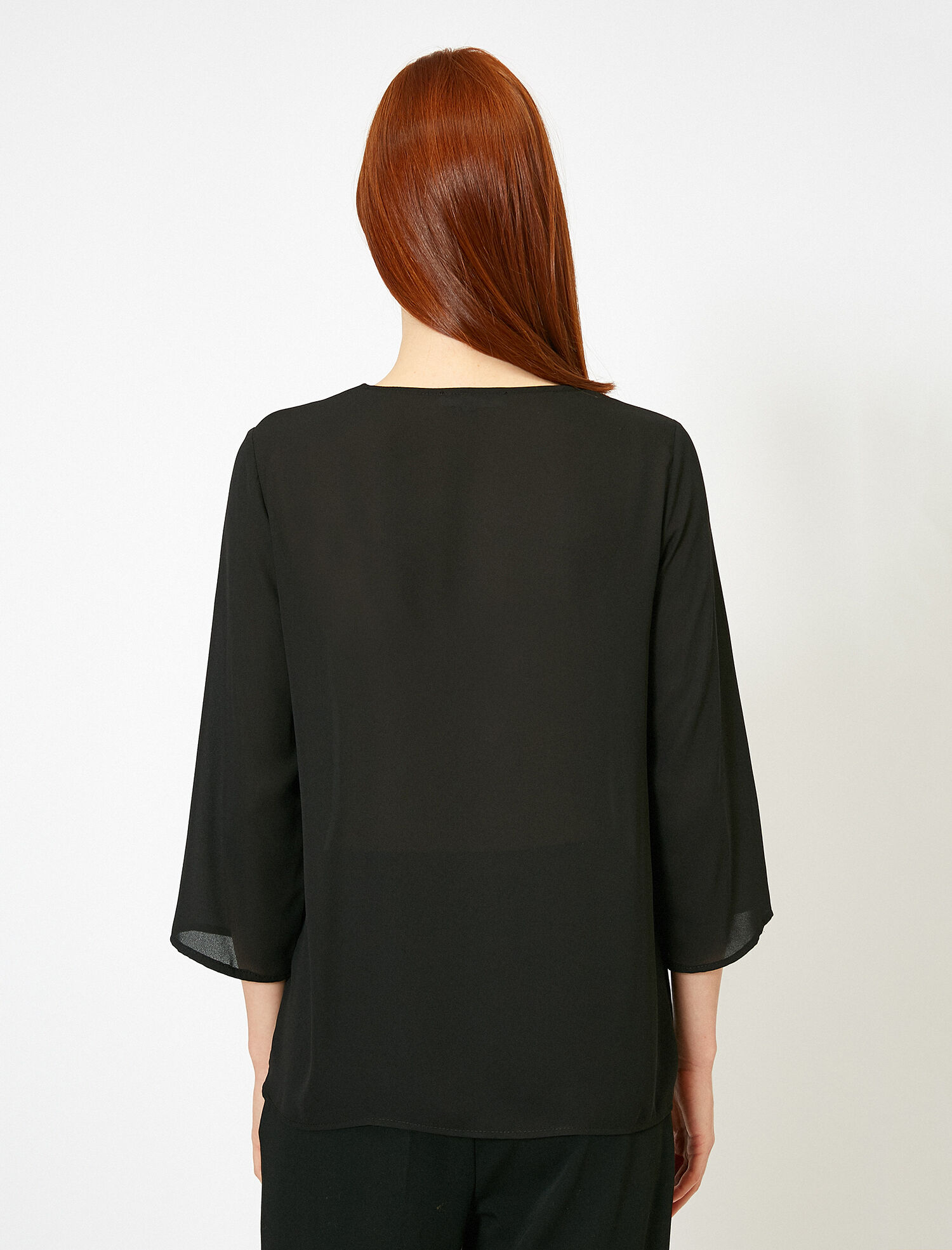 Fermuar Detaylı Bluz