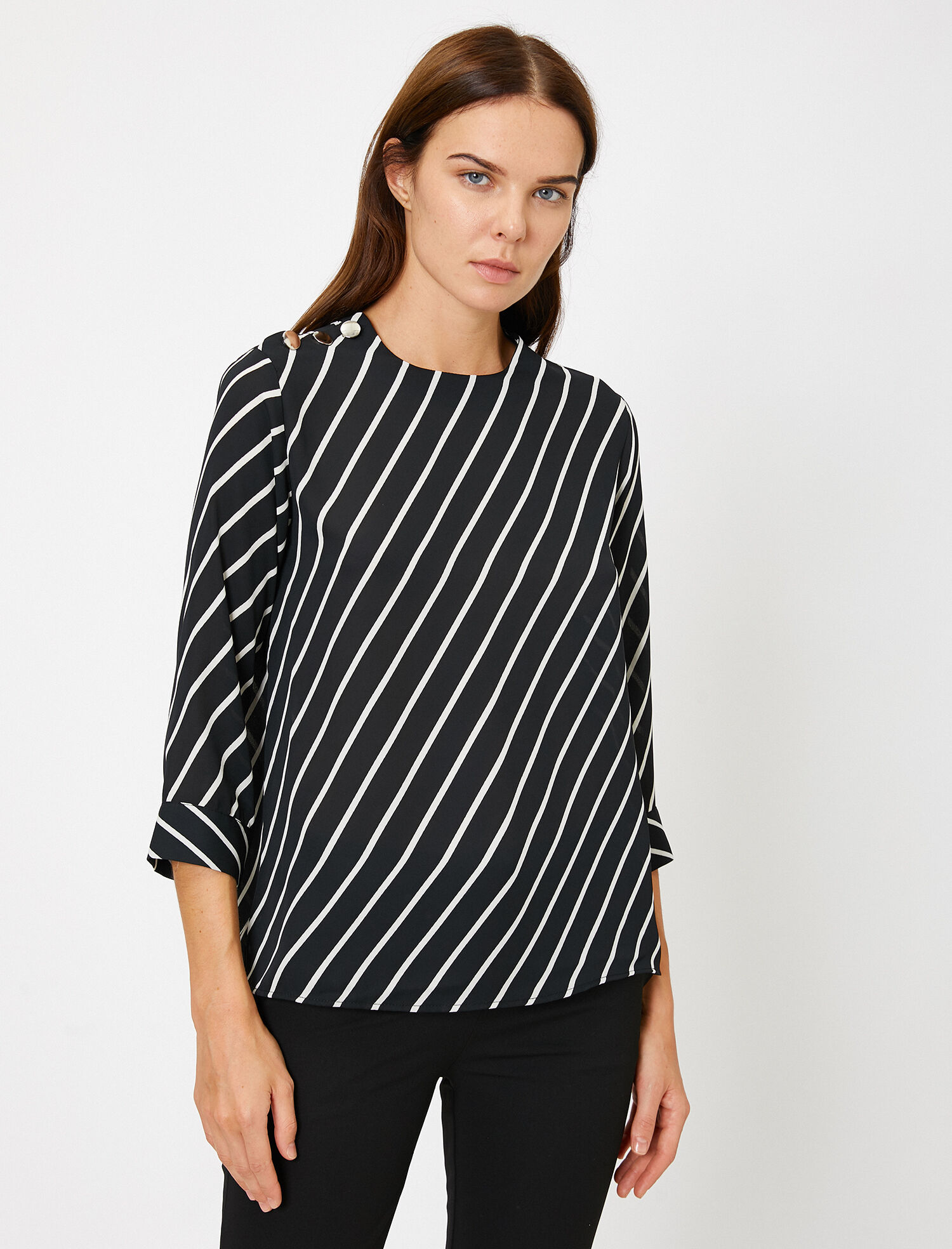   Çizgili Bluz