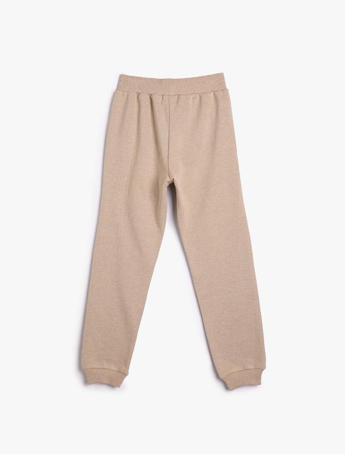 Kız Çocuk Jogger Eşofman Altı Basic Beli Bağlamalı