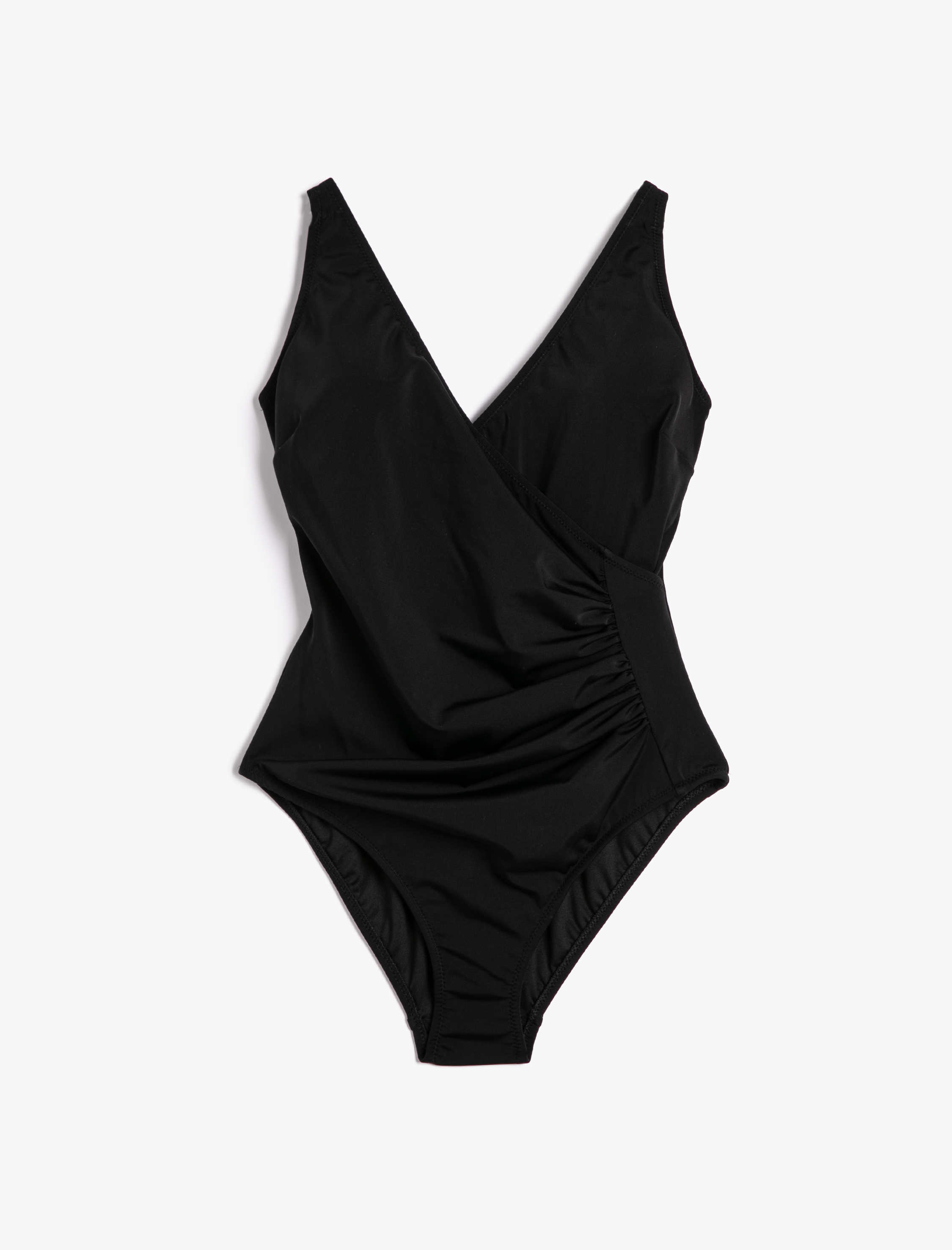   V Yaka Mayo Drapeli Kruvaze Kapama Kaplı