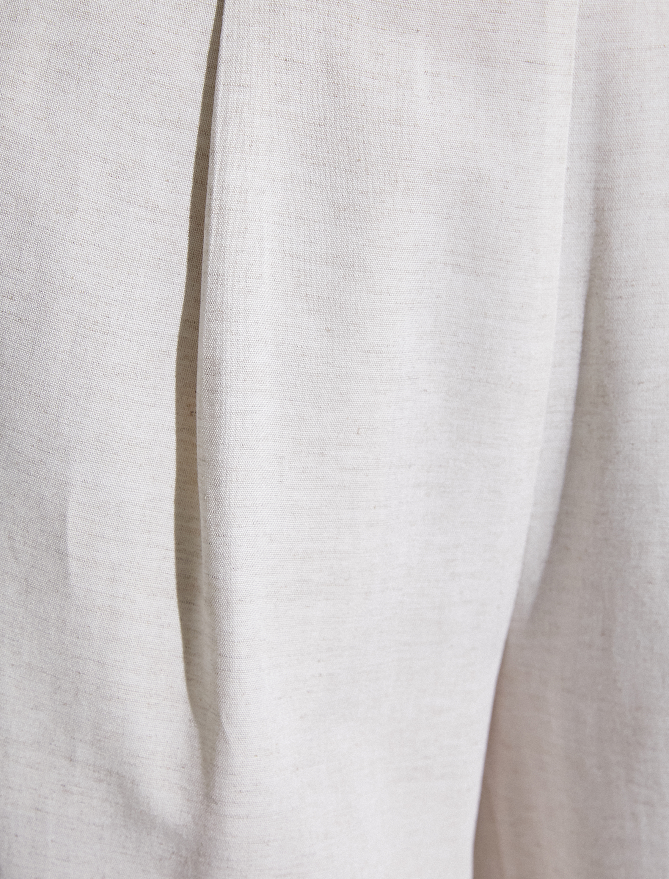   Palazzo Pantolon Pileli Cepli Keten Karışımlı