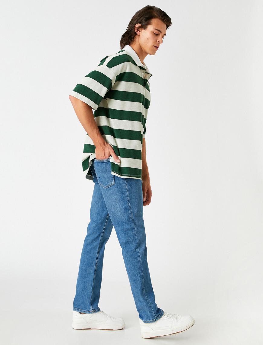   Straight Fit Kot Pantolon - Mark Jean