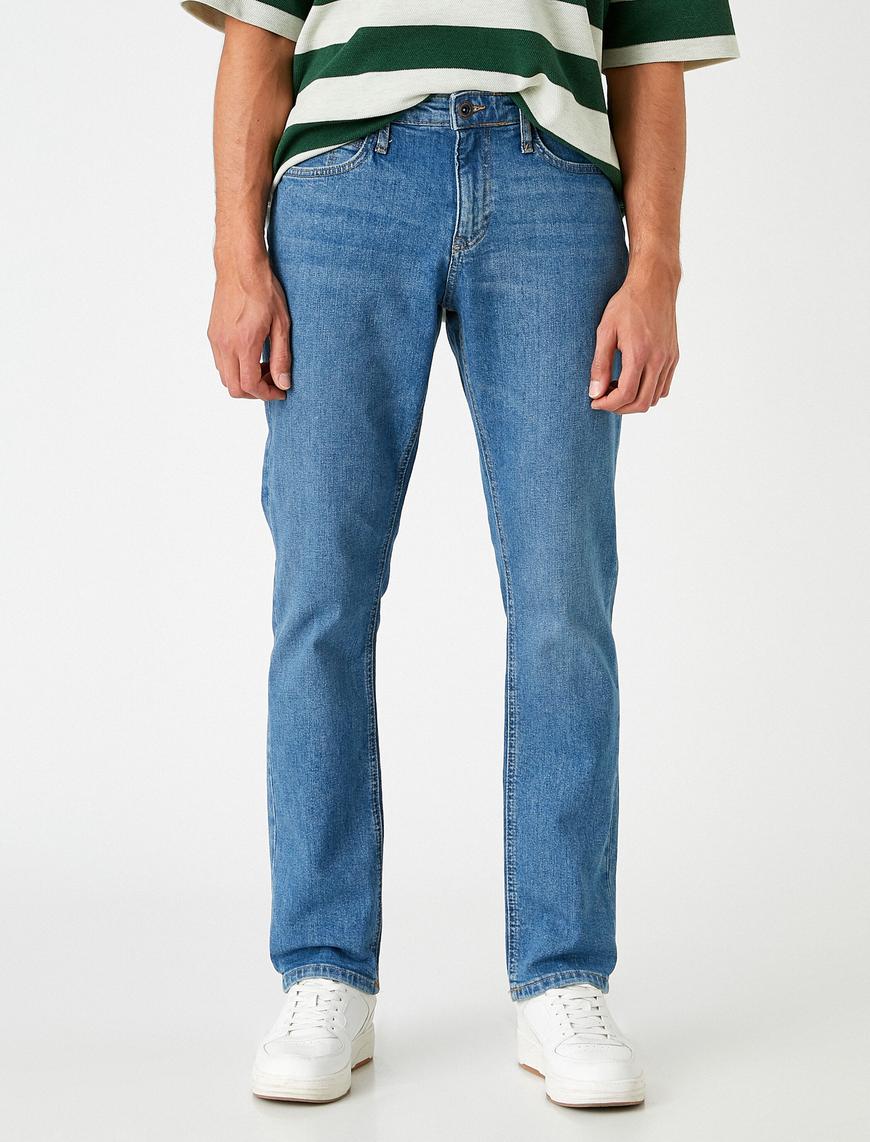   Straight Fit Kot Pantolon - Mark Jean