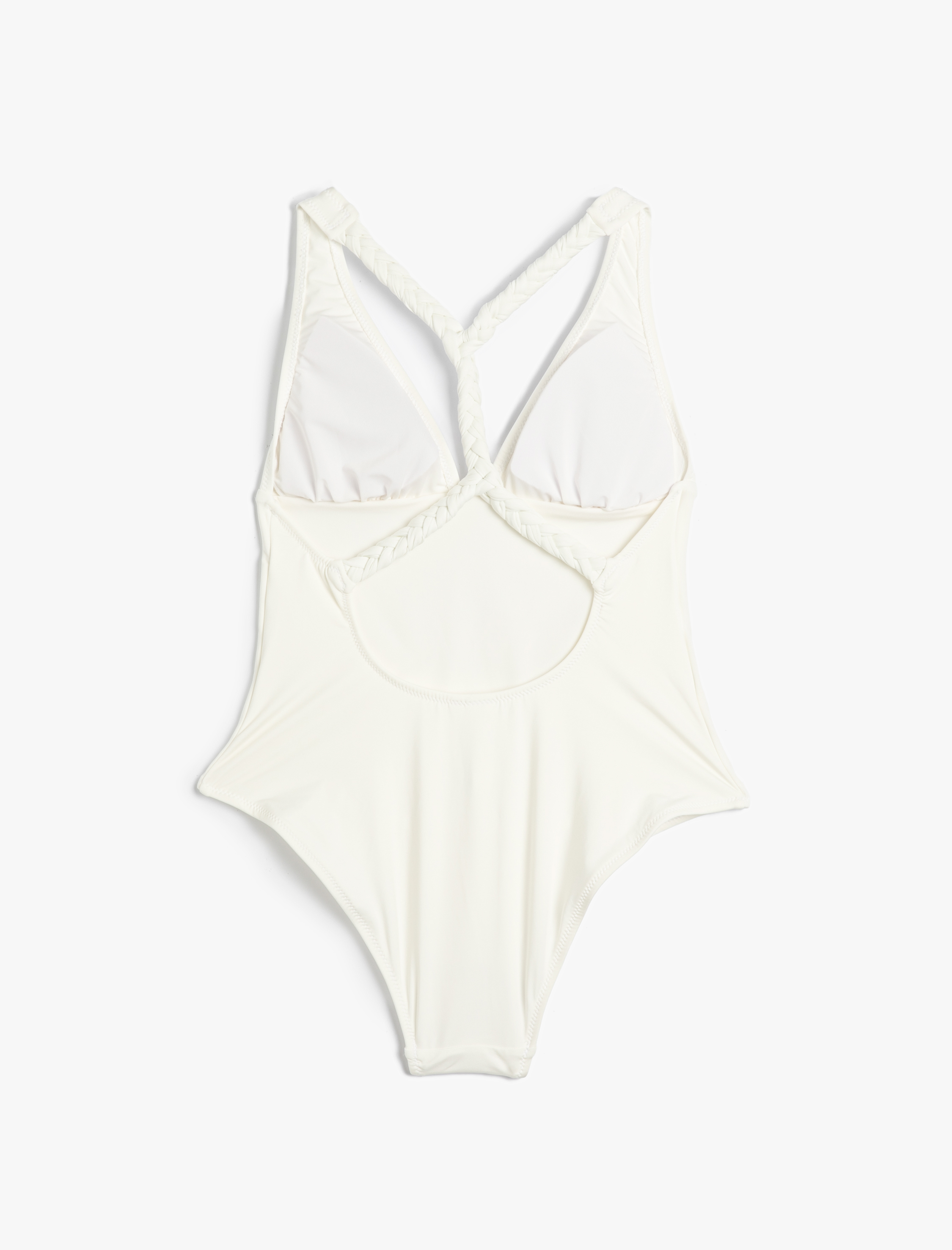   Mayo V Yaka Örgü Sırt Detaylı Kaplı