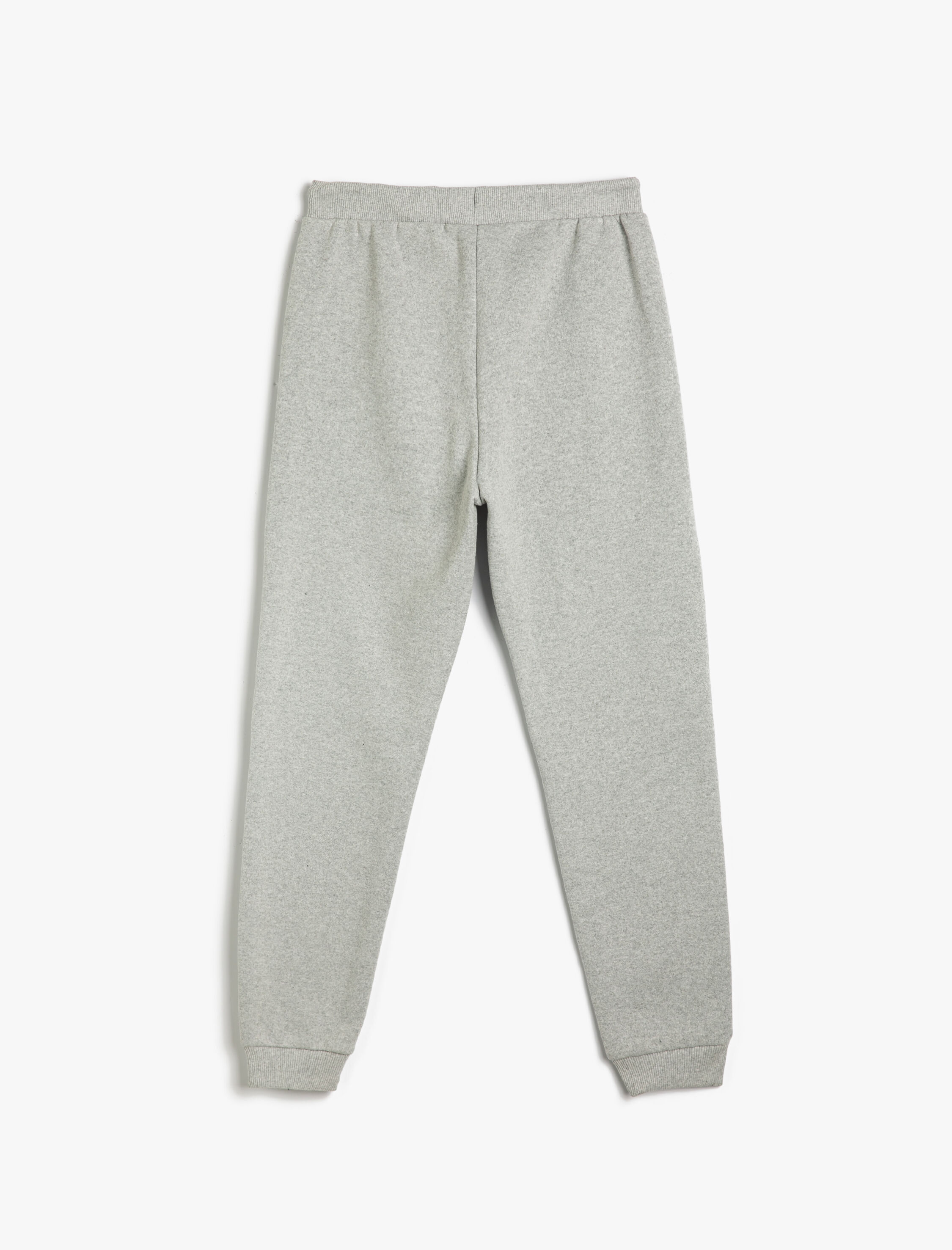  Erkek Çocuk Jogger Eşofman Altı Beli Bağcıklı Paçası Lastikli Şardonlu