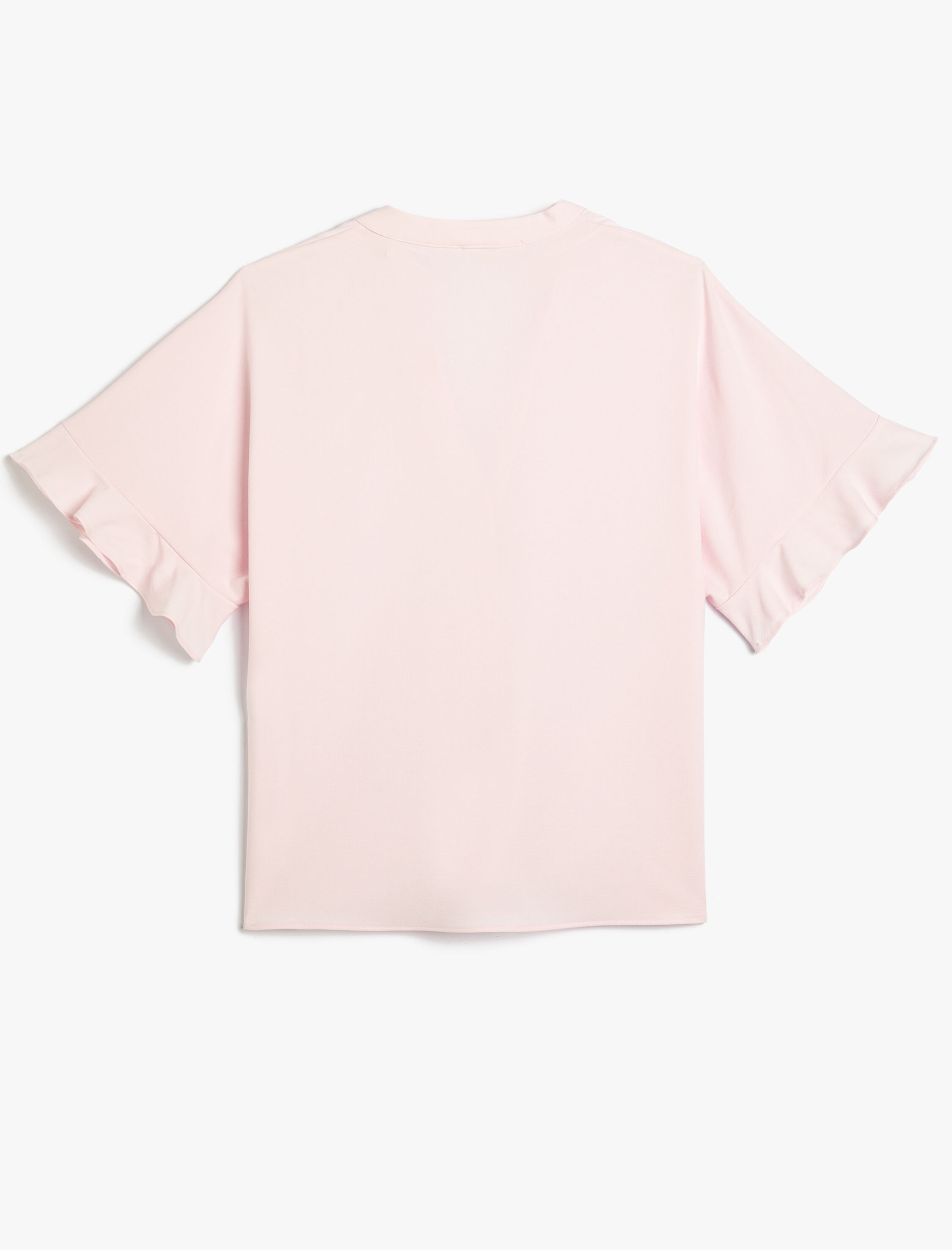   Hakim Yaka Gömlek Kolları Volanlı