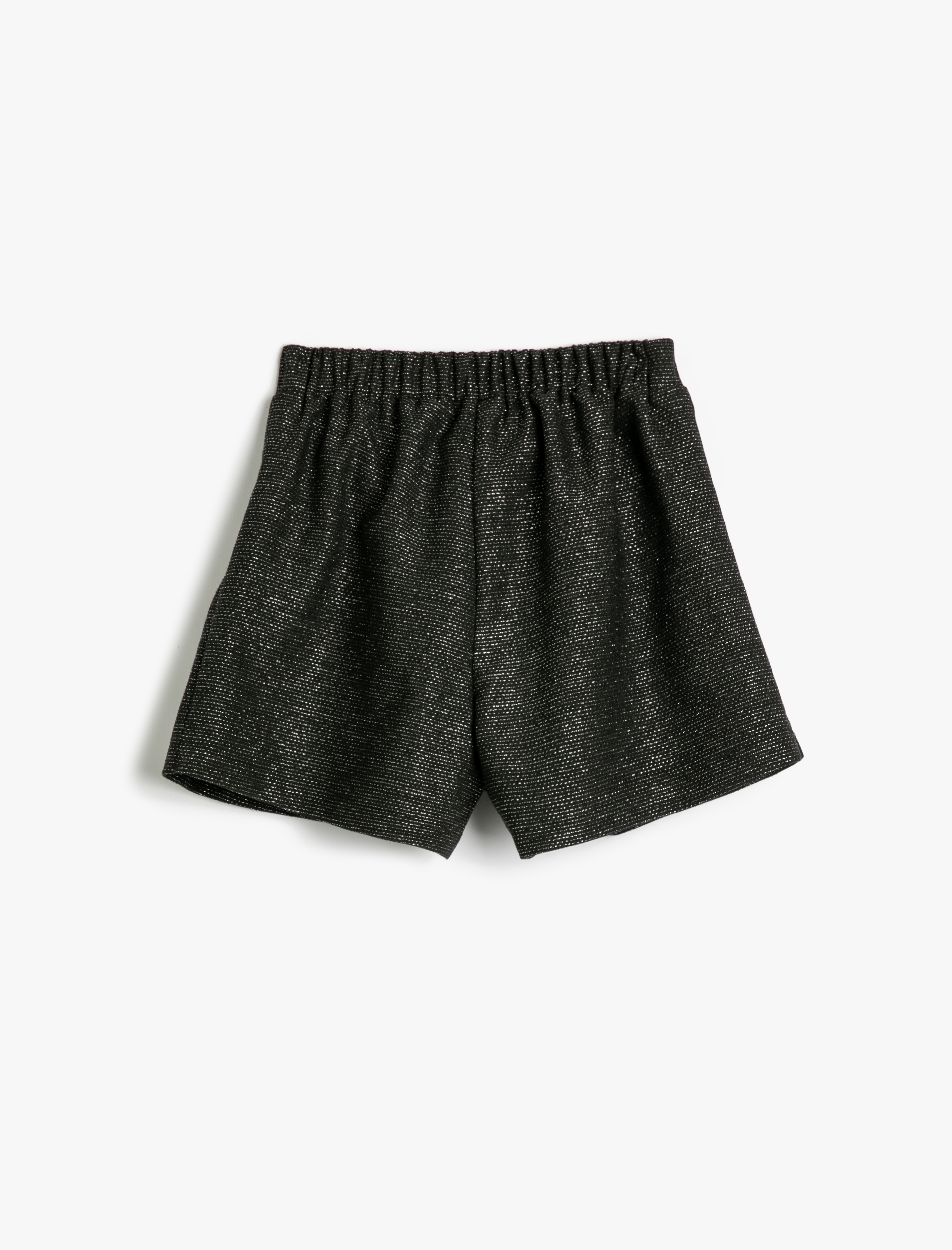  Kız Çocuk Şort Etek Beli Lastikli Pileli