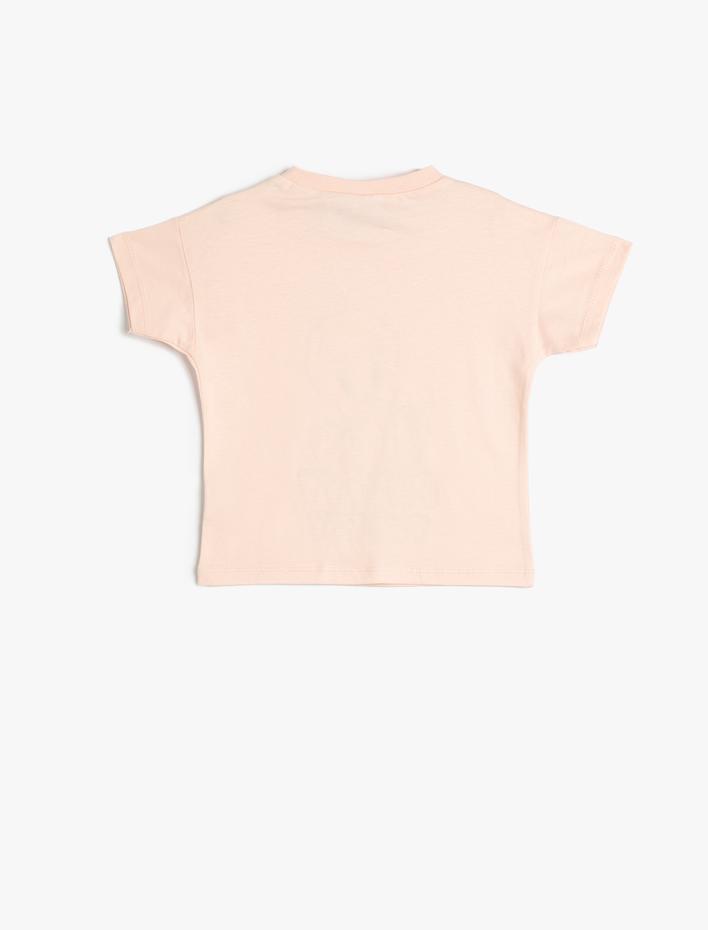 Kız Bebek Tweety Tişört Lisanslı Baskılı Kısa Kollu Pamuklu