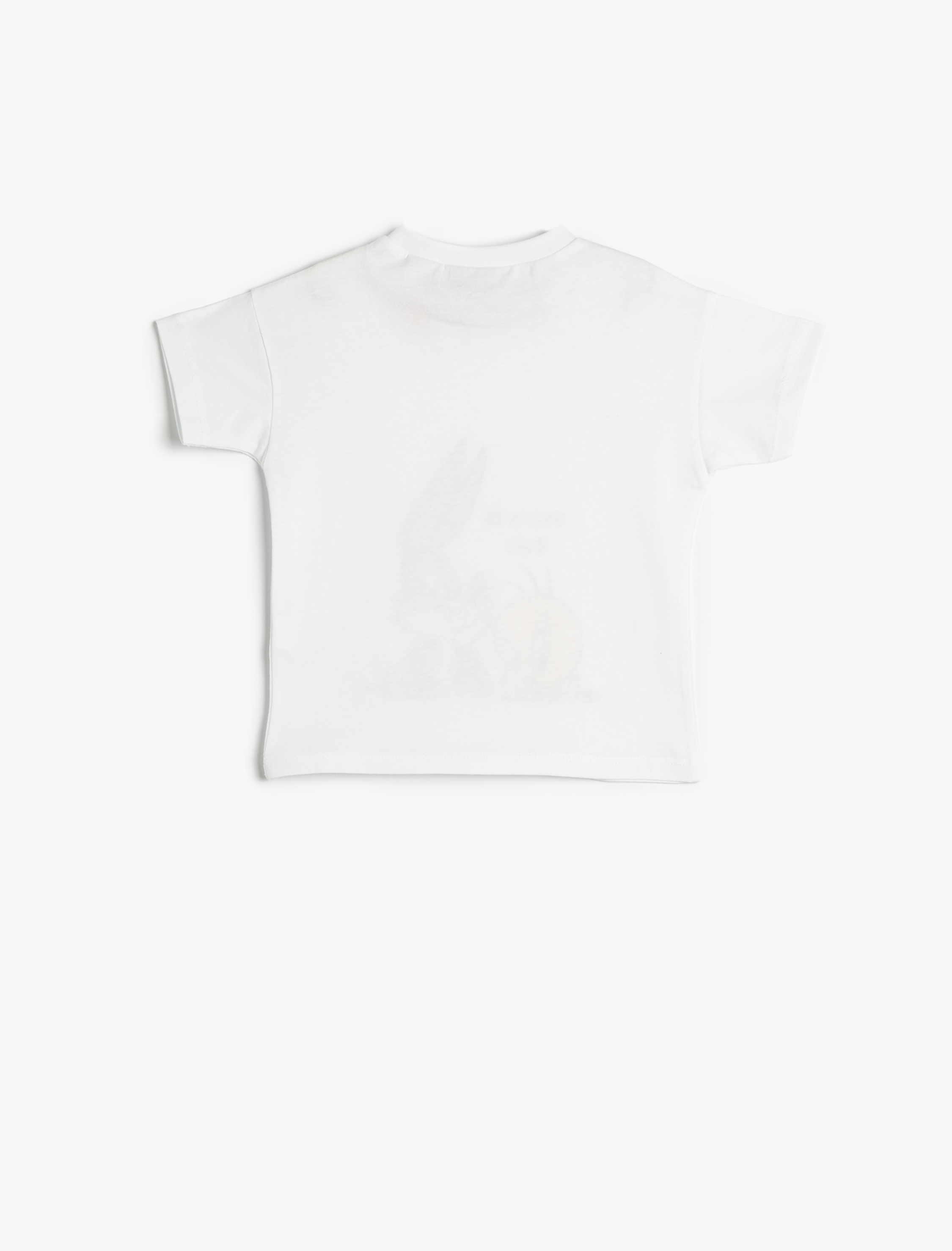  Kız Bebek Tweety ve Bugs Bunny Tişört Lisanslı Baskılı Kısa Kollu Pamuklu