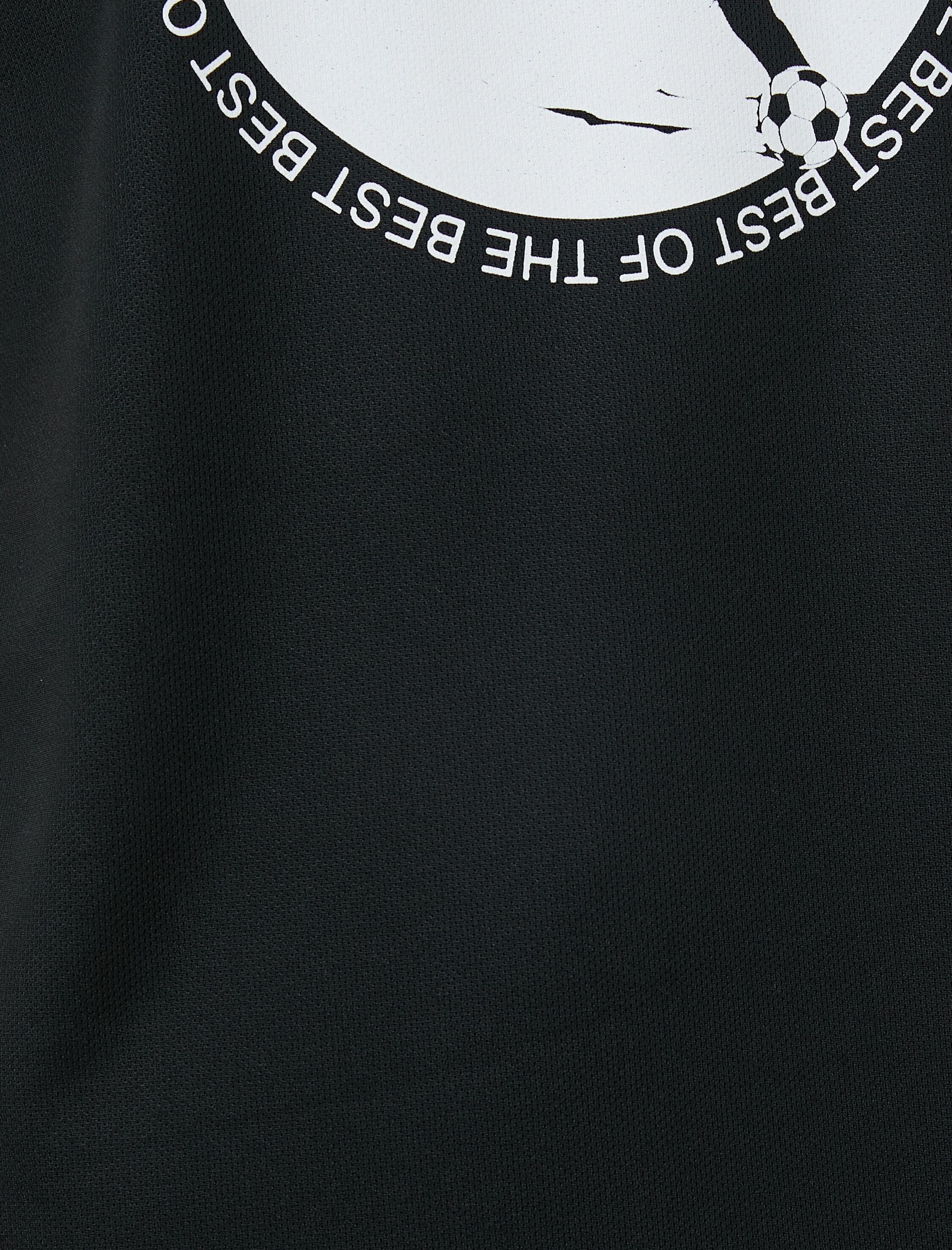   Spor Tişört Baskılı Futbol Temalı Bisiklet Yaka Kısa Kollu