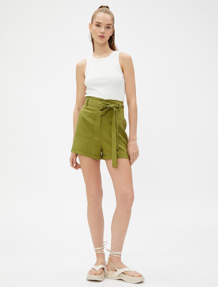  Basic Fitilli Atlet Bisiklet Yaka Biye Detaylı