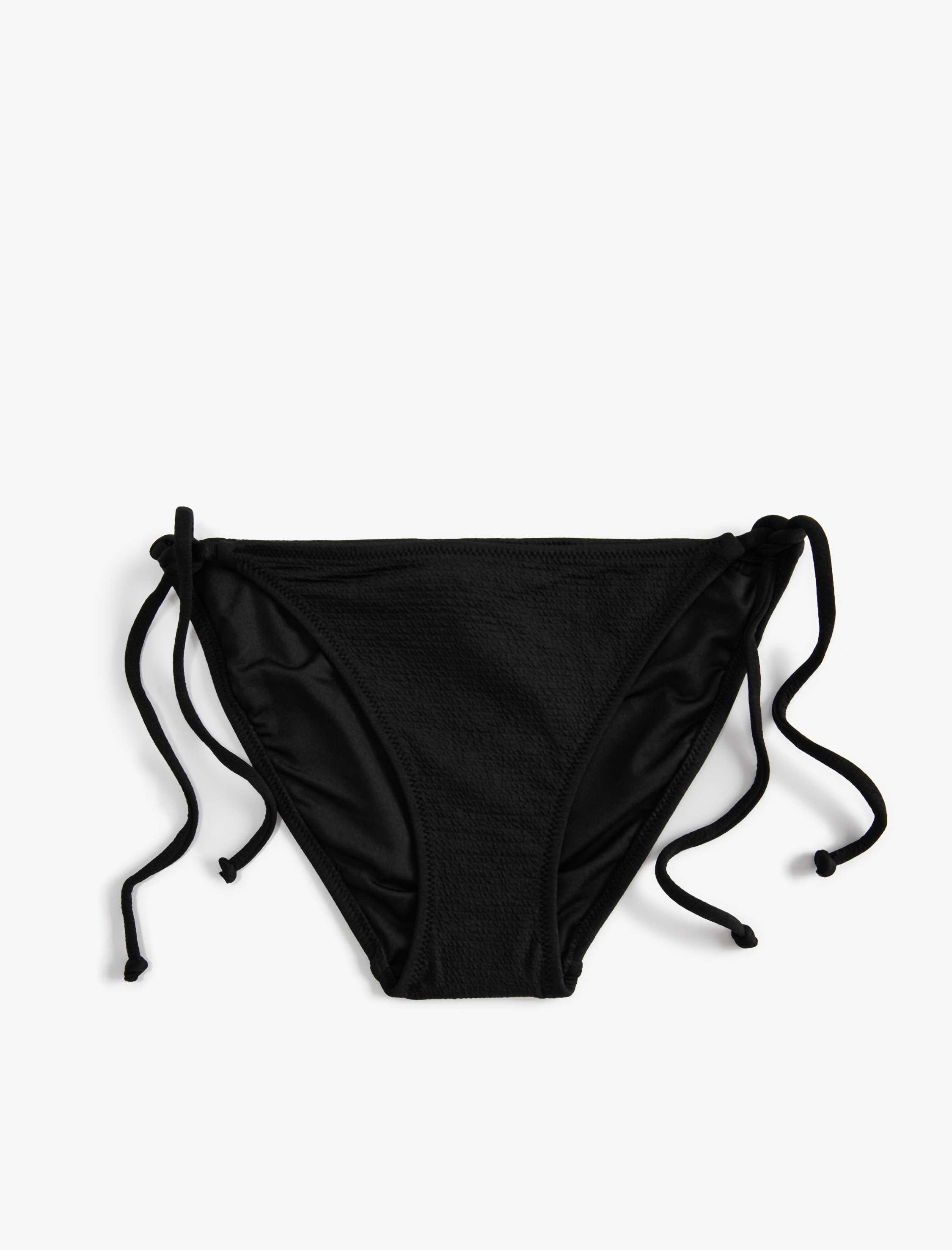   Basic Bikini Altı Dokulu Yanları Bağlama Detaylı