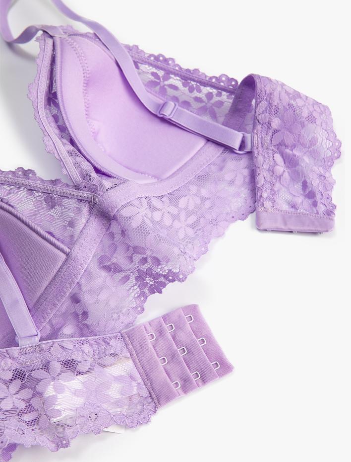  Soft Dolgusuz Balensiz Sütyen Dantelli