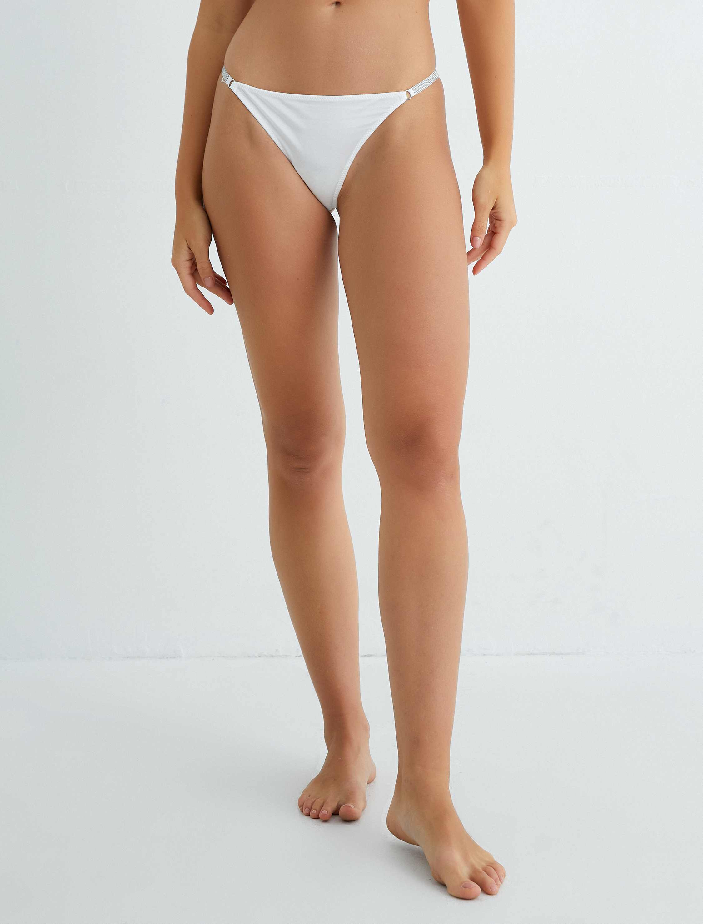 Bridal String Külot Parlak Taş Detaylı