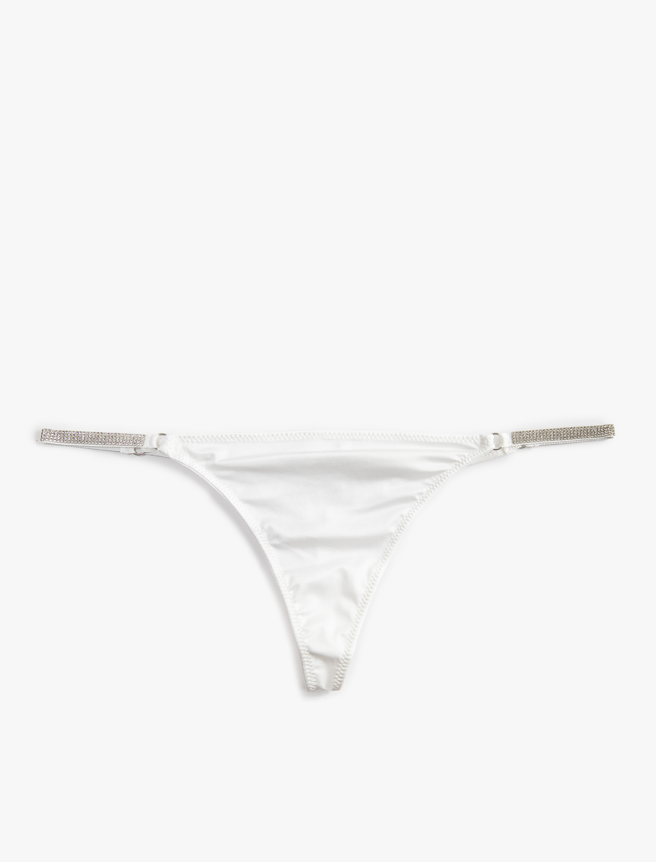 Bridal String Külot Parlak Taş Detaylı