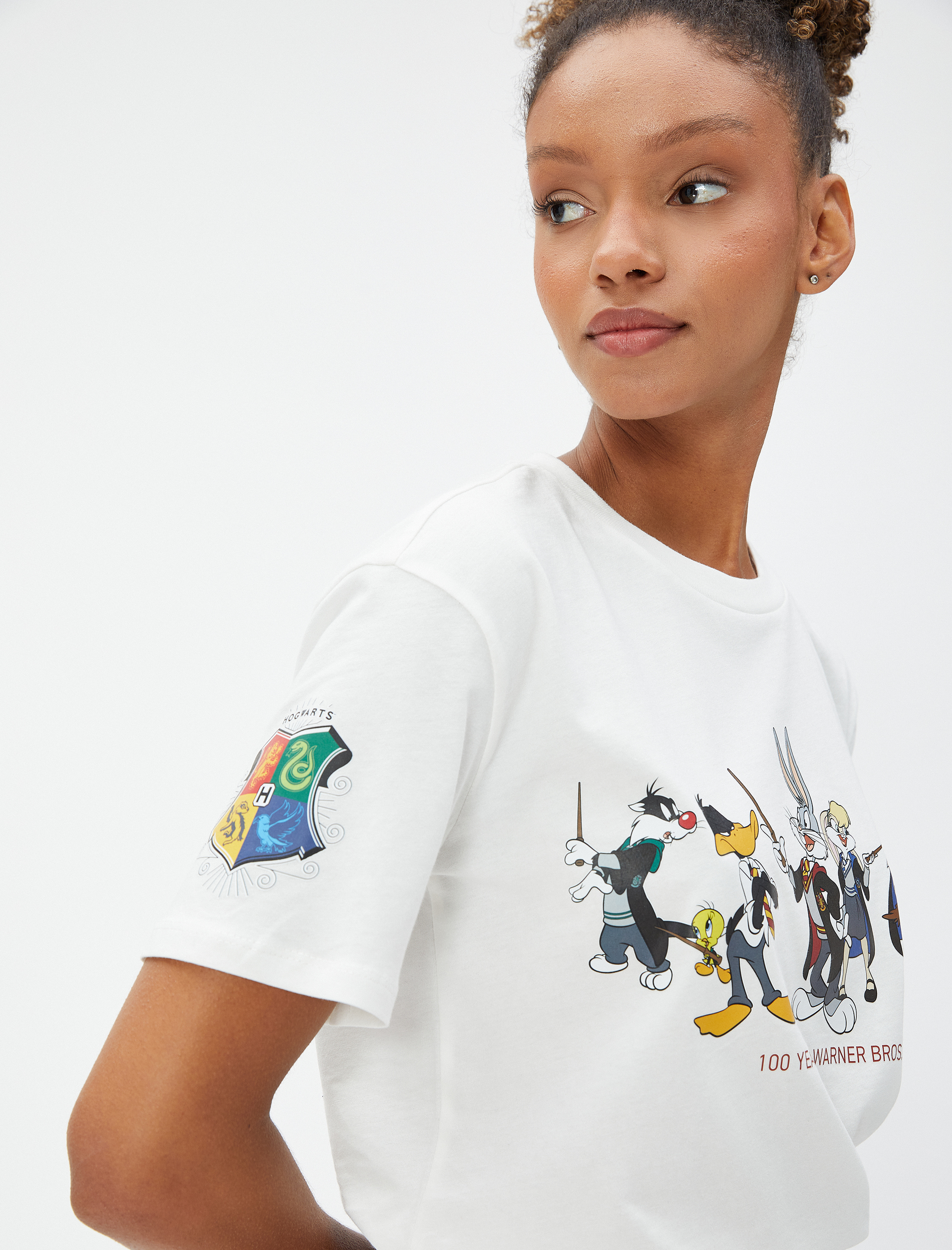   Looney Tunes Tişört Lisanslı Baskılı Bisiklet Yaka