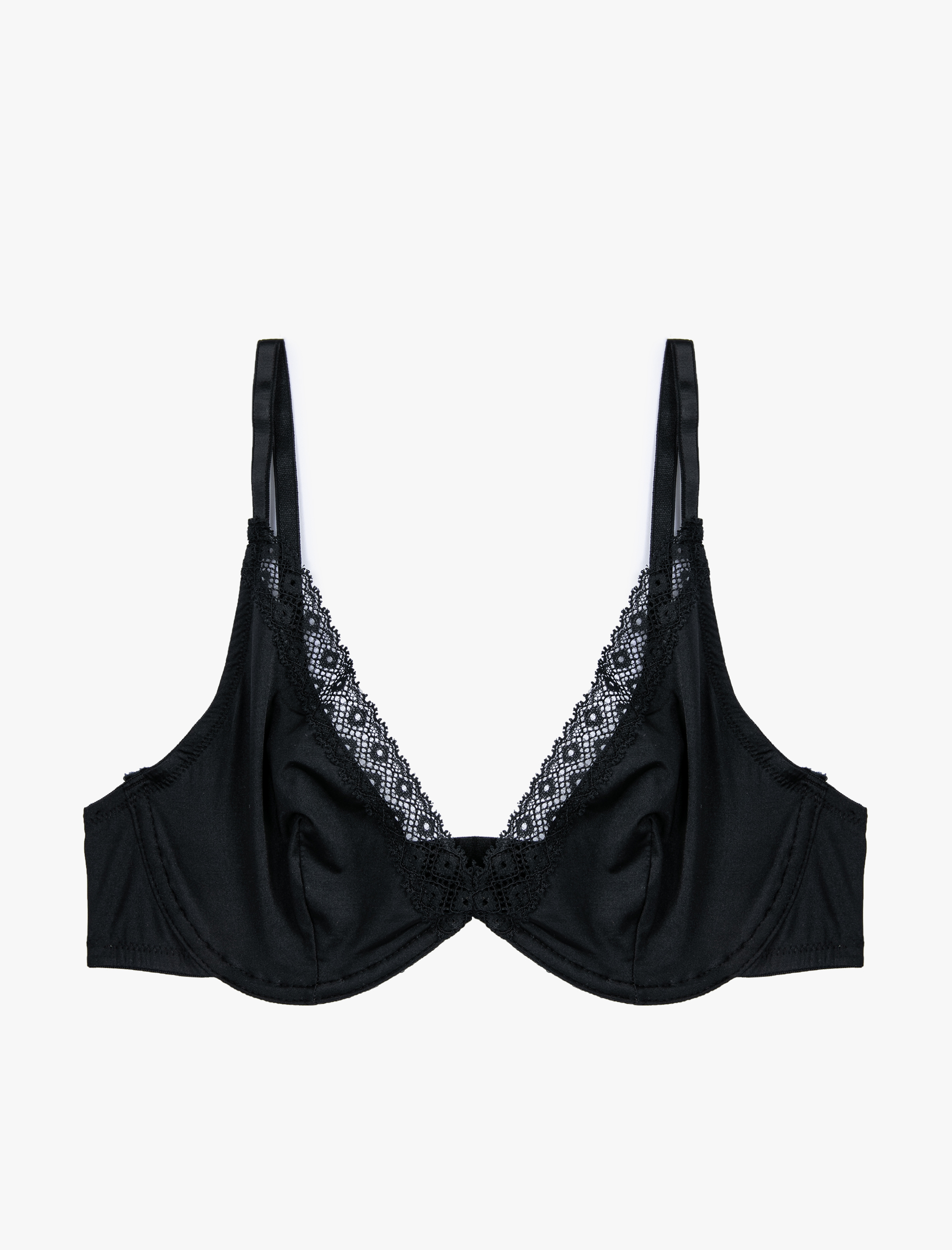   Toparlayıcı Sütyen Desteksiz Dantelli Balenli Kapsız