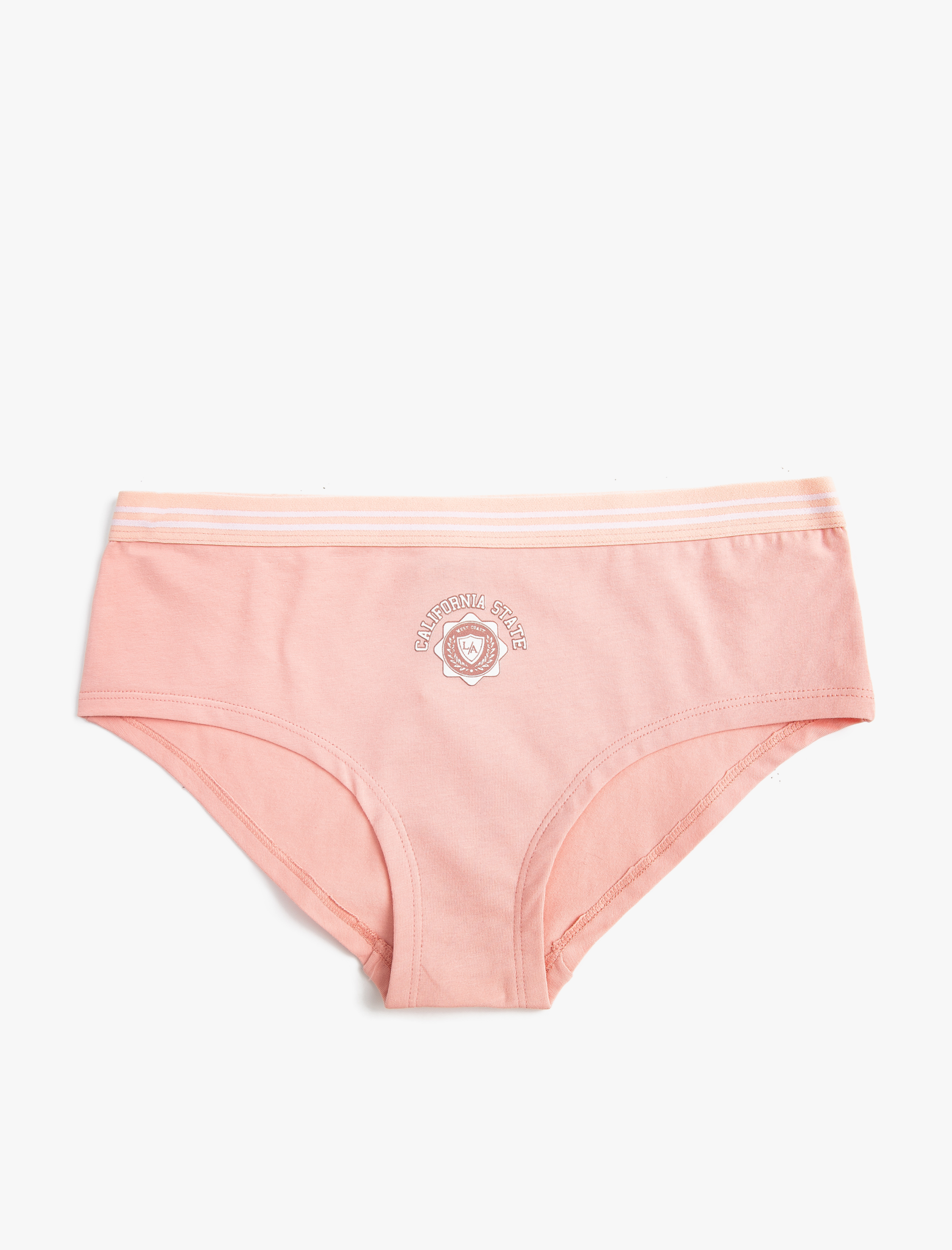   Pamuklu Külot Hipster Baskılı Ribanalı