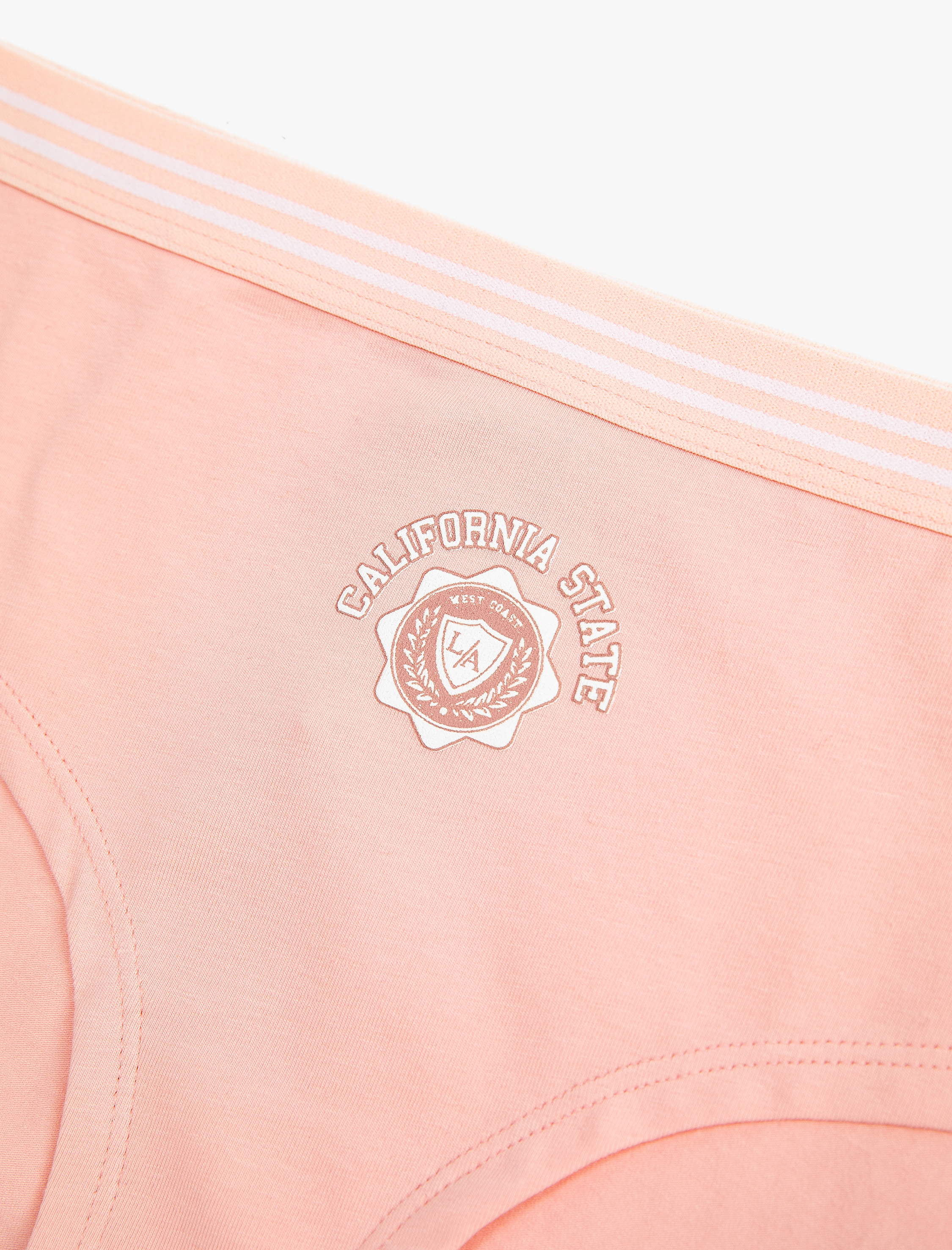   Pamuklu Külot Hipster Baskılı Ribanalı