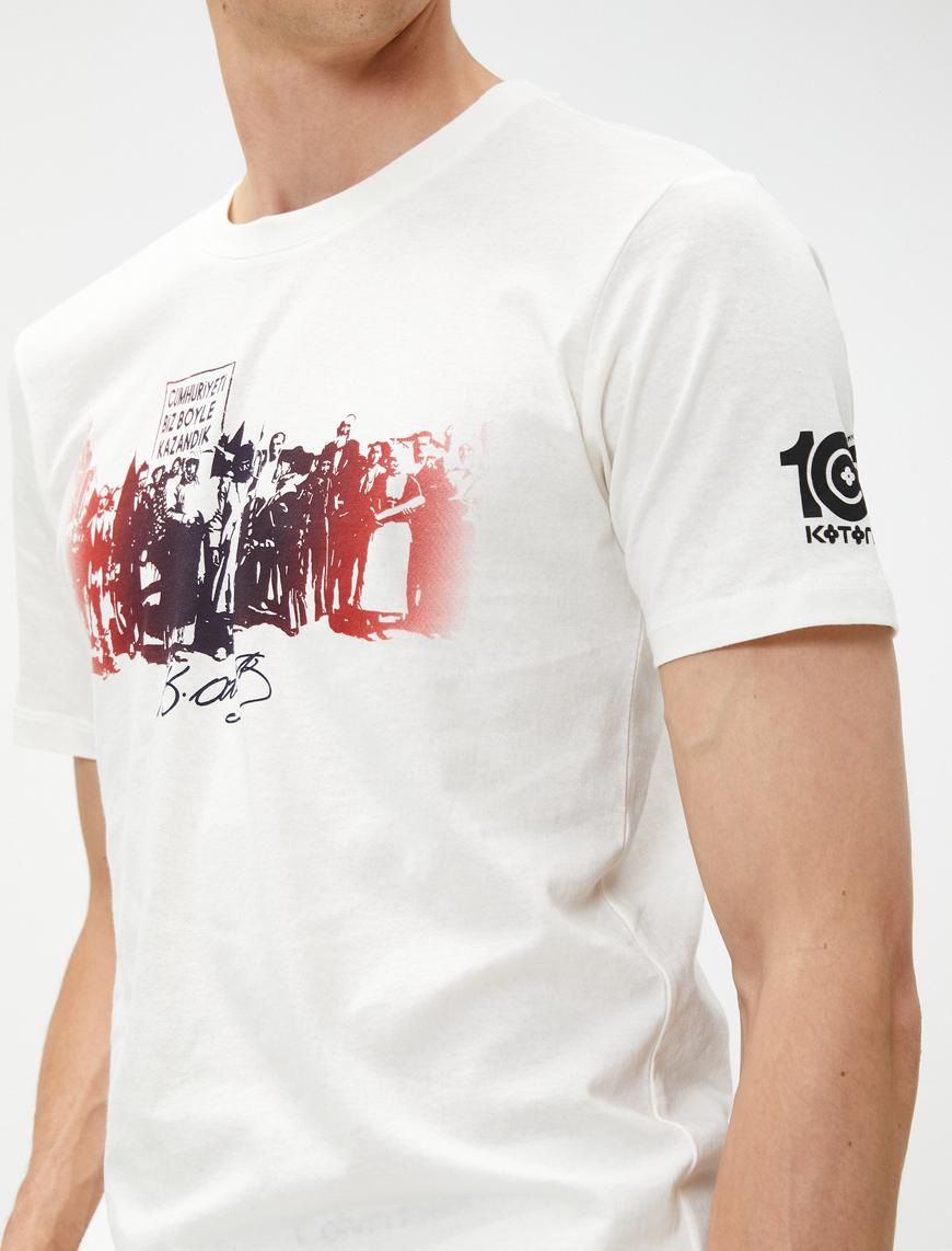   Atatürk Baskılı Tişört 100. Yıla Özel