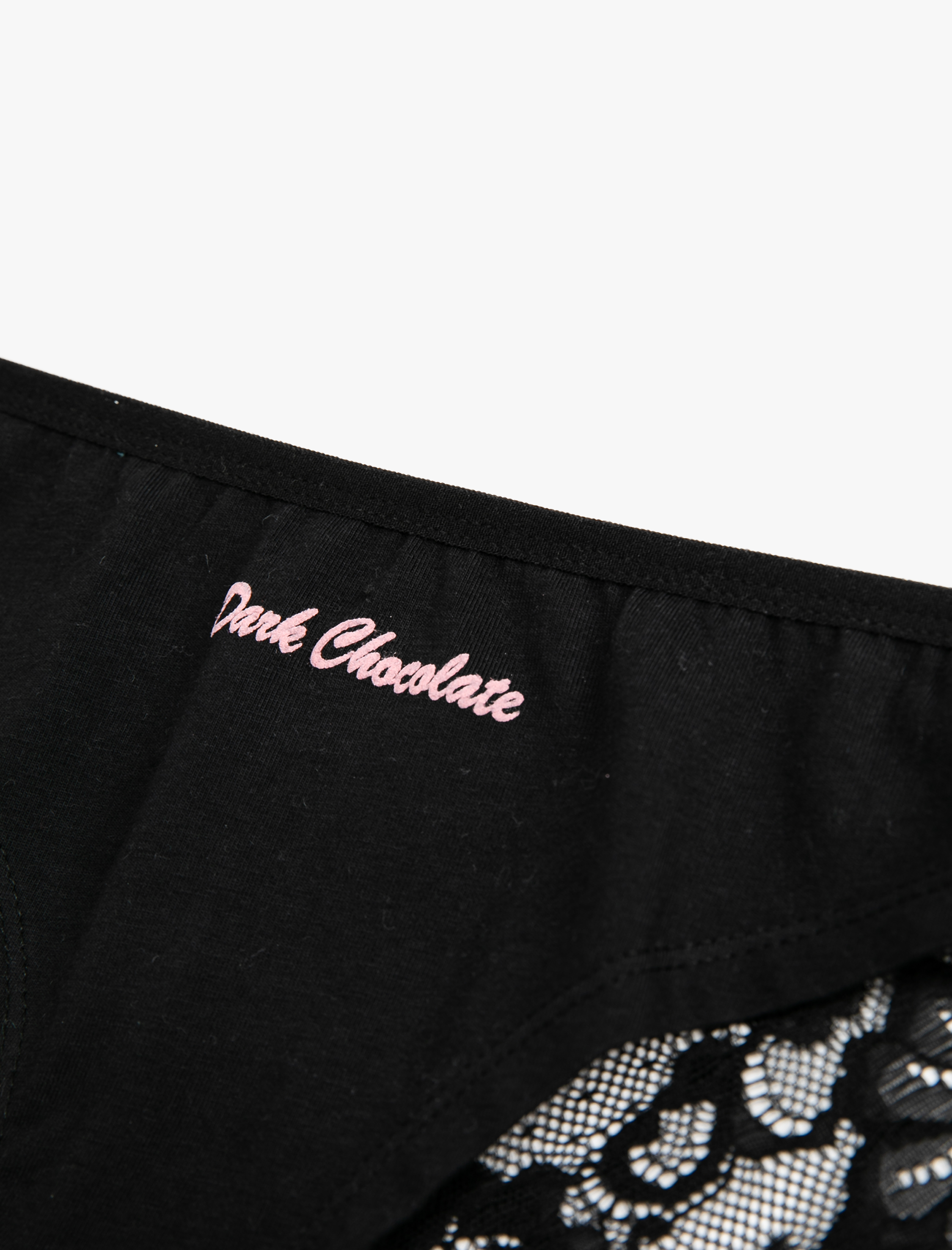   Pamuklu Külot Brazilian Baskılı Arkası Dantelli