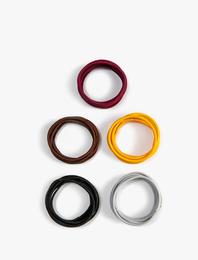 Lastikli Saç Tokası Çok Renkli 6'lı