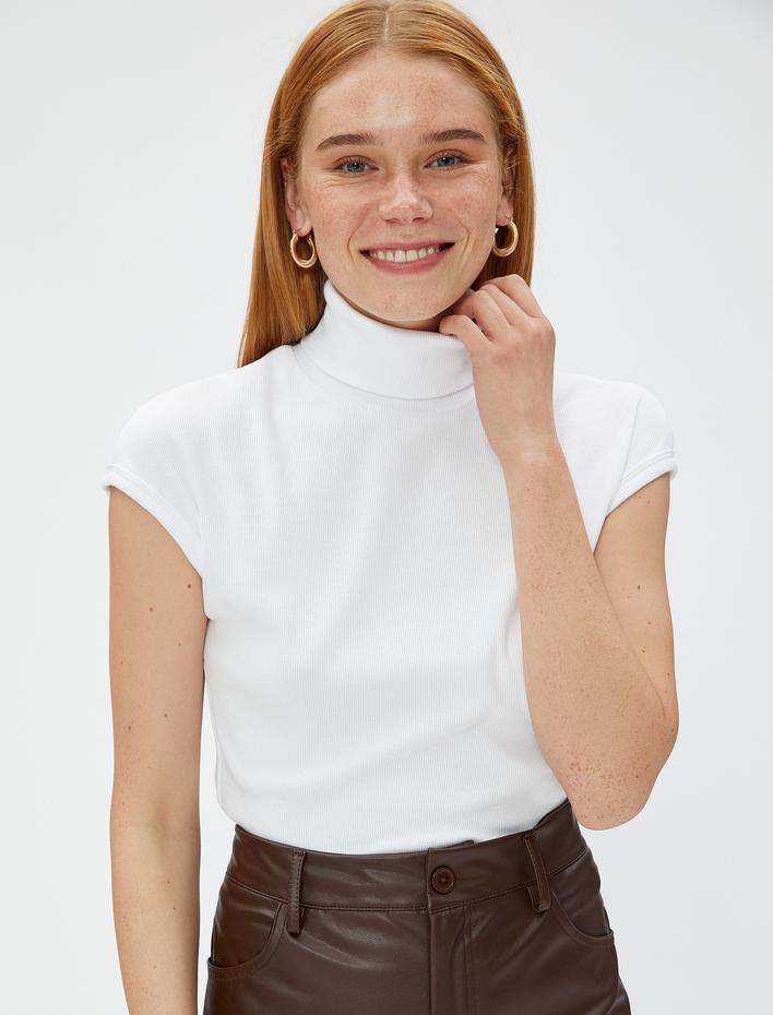  Balıkçı Yaka Triko Tişört