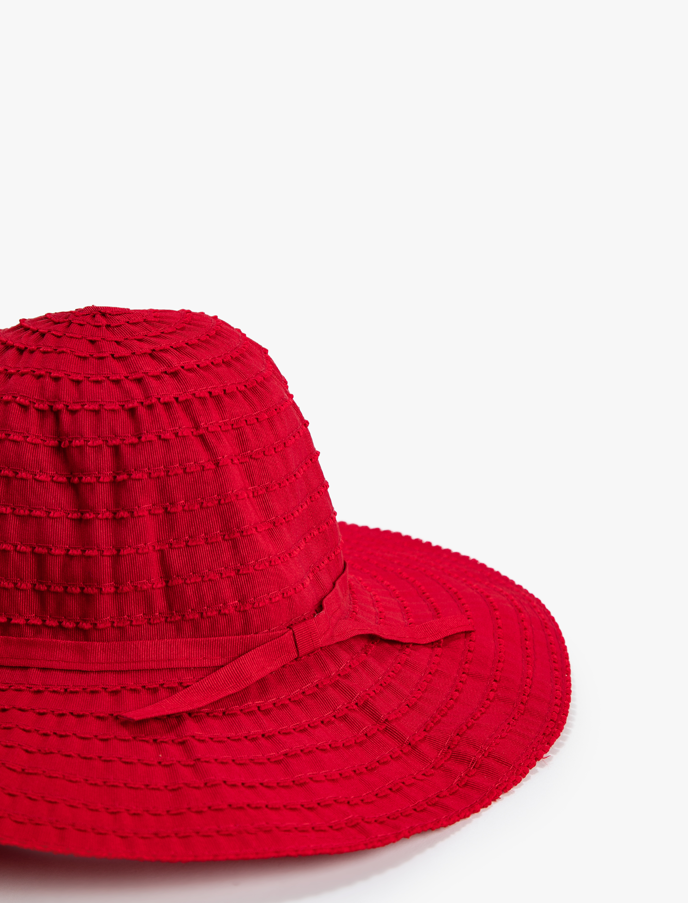  Kadın Fötr Şapka Fiyonk Detaylı