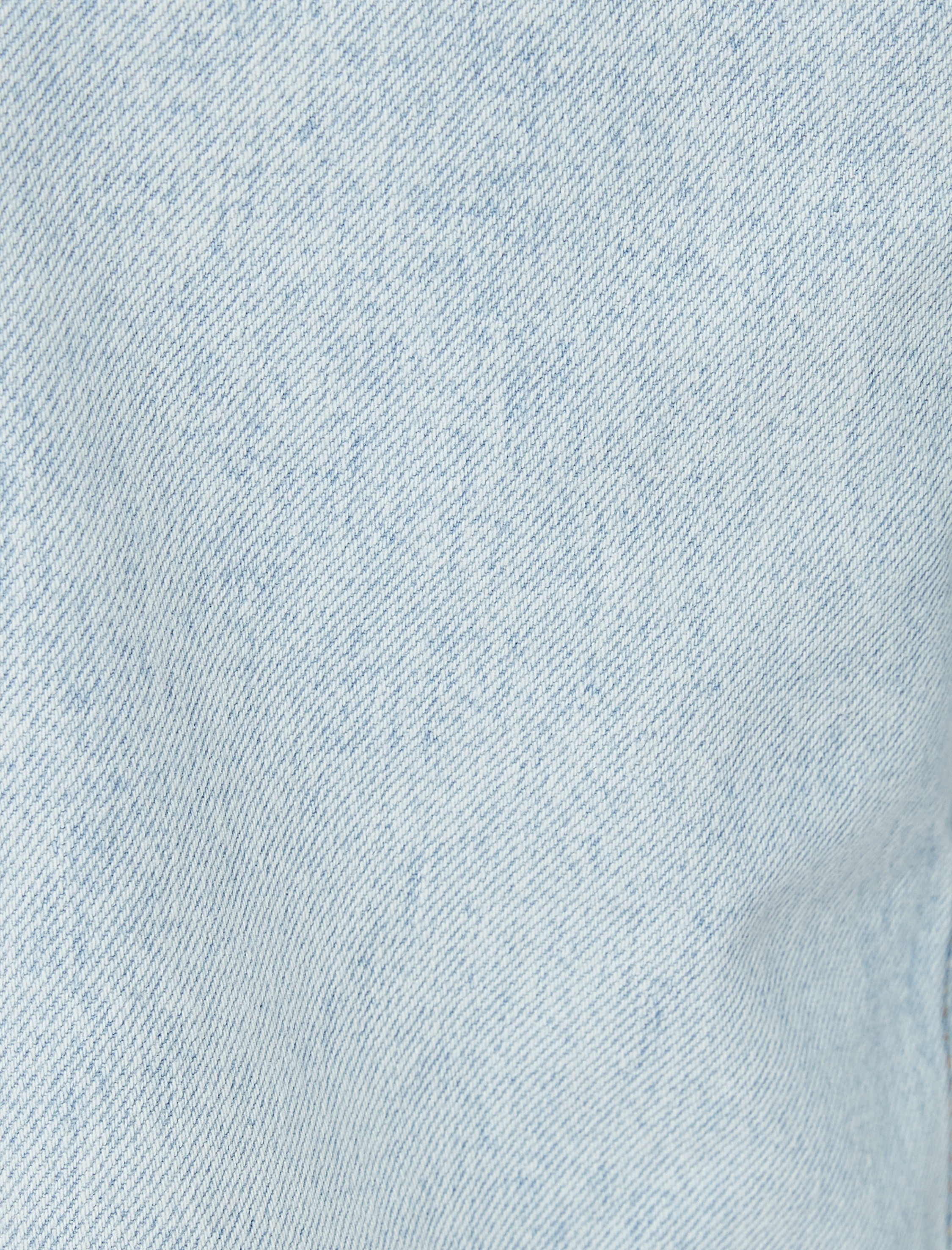   Bol Paça Kot Pantolon Taş İşlemeli - Bianca Crop Jeans