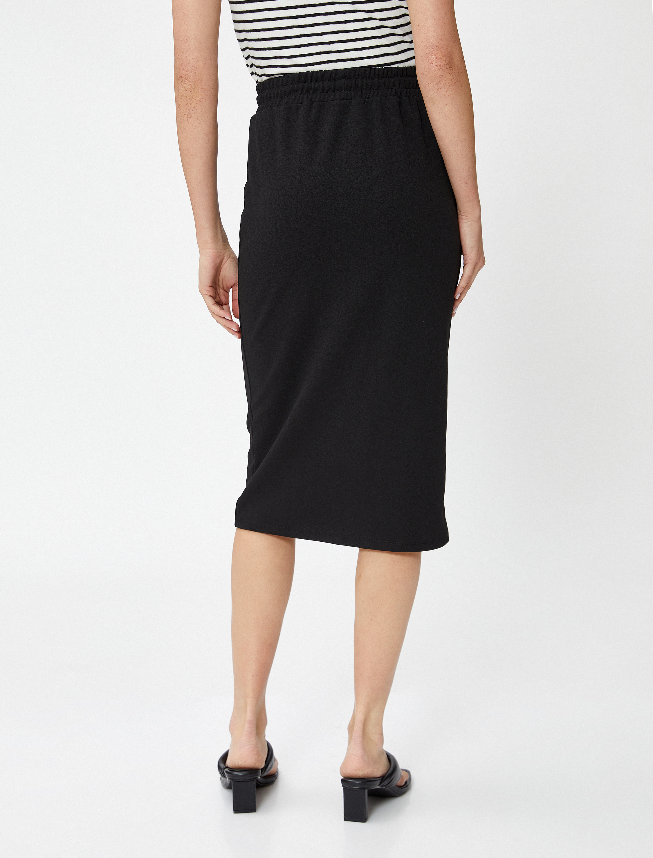   Midi Etek Beli Bağlamalı