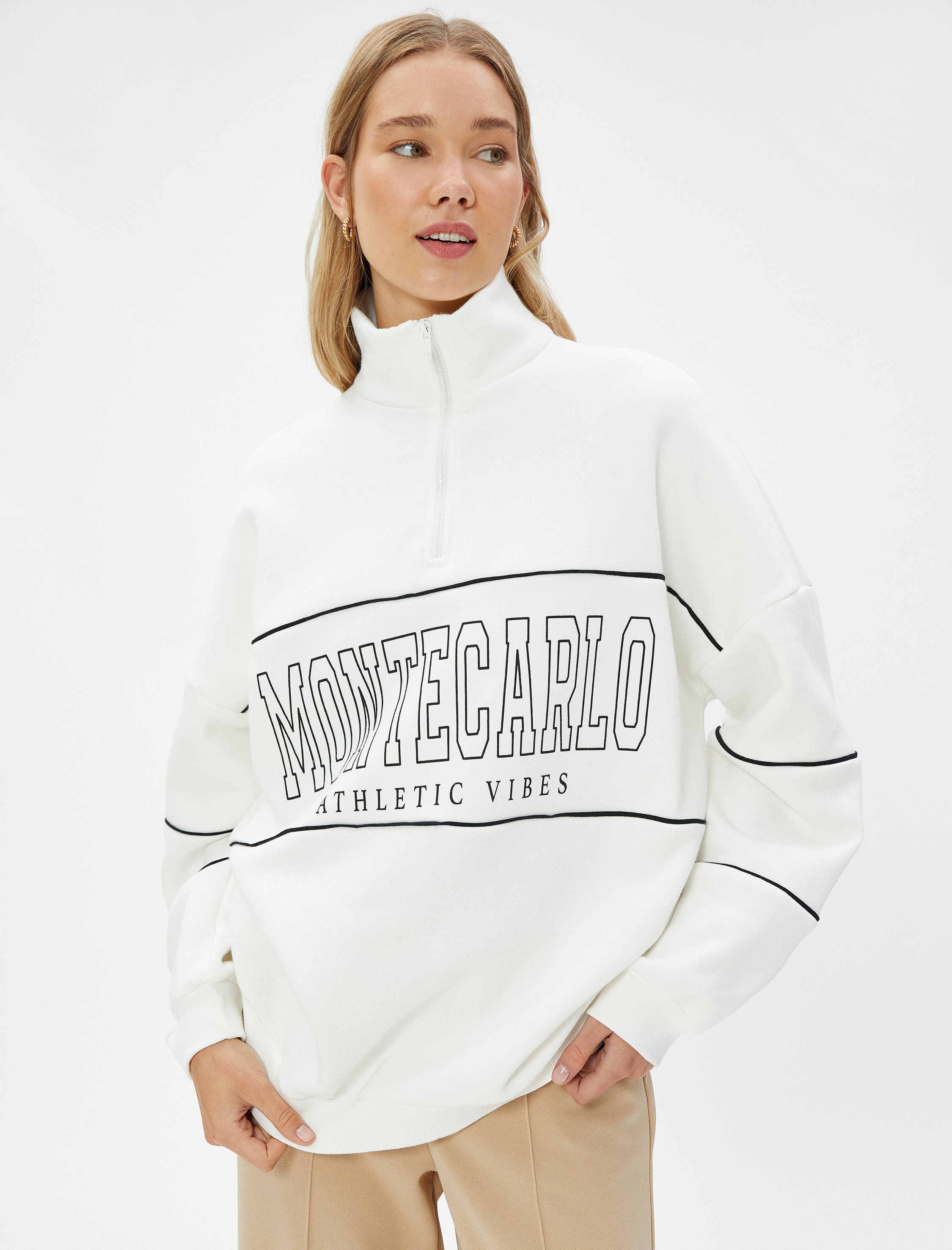   Jogger Eşofman Altı Beli Bağcıklı Cep Detaylı