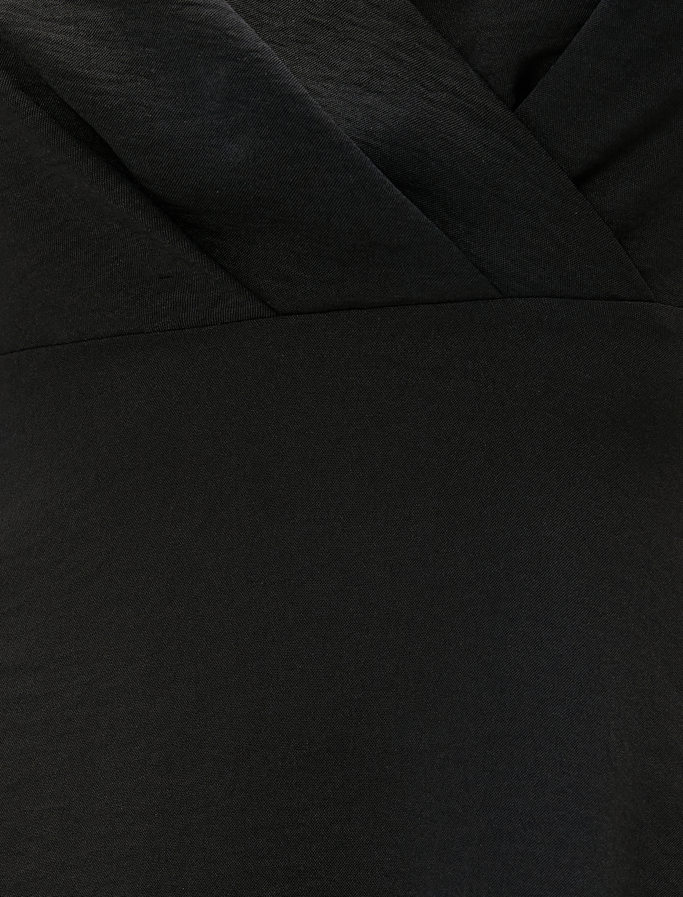 Koton Midi Boy Elbise Askılı V Yaka Drapeli. 6