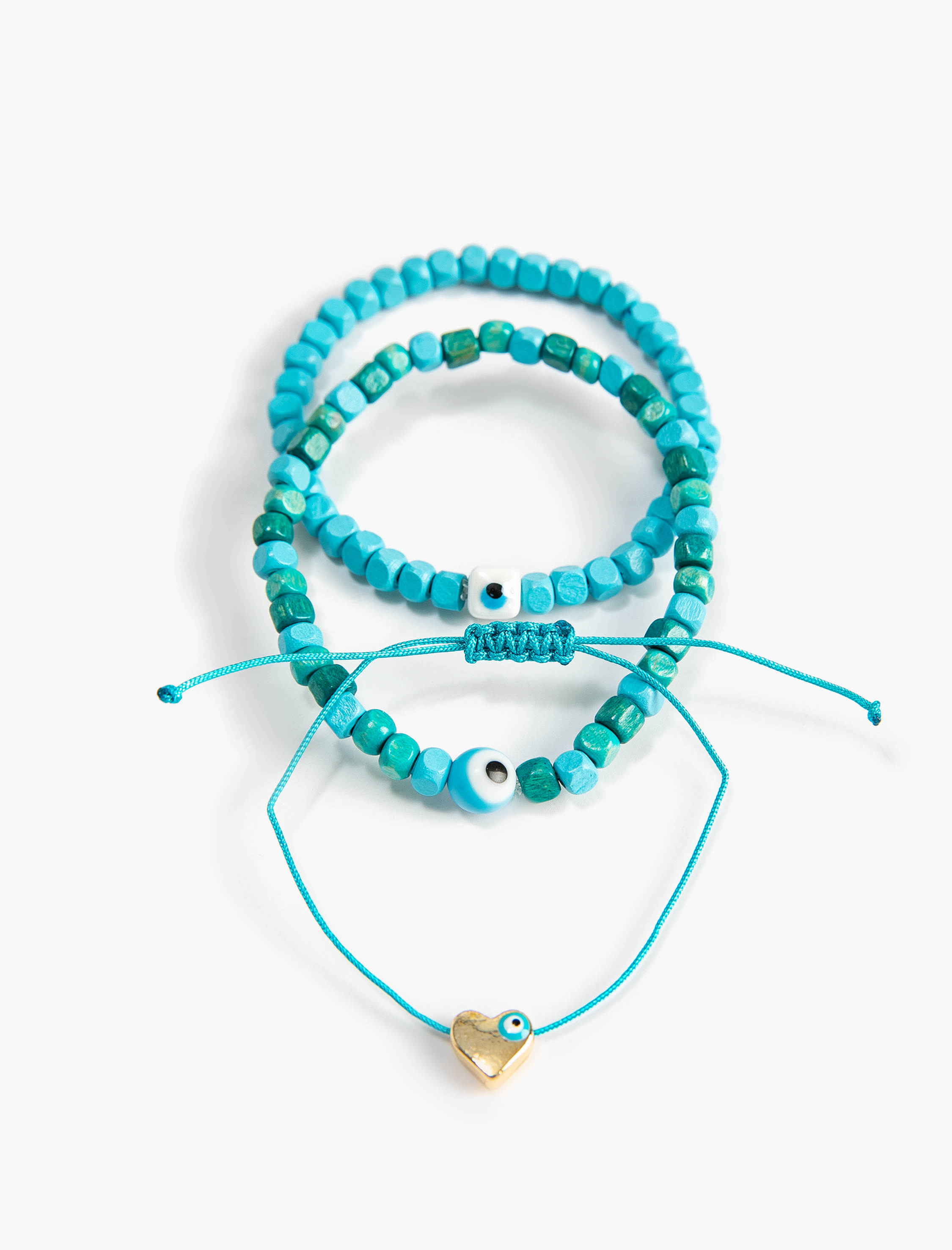  Kadın Bileklik Seti Nazar Boncuklu 3'lü