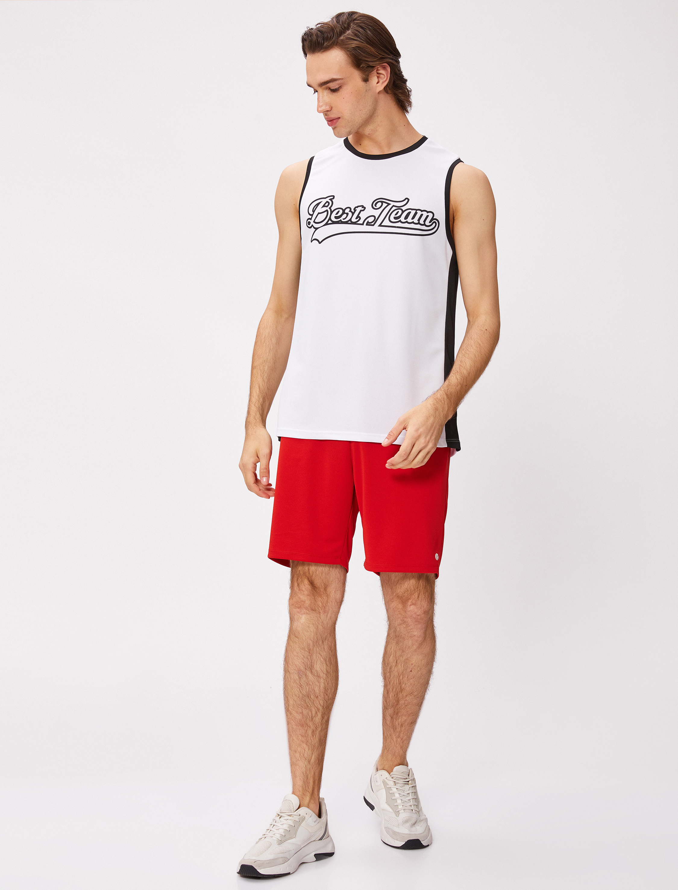   Sporcu Atleti Kolej Baskılı Bisiklet Yaka