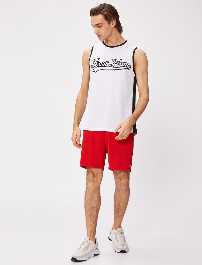  Sporcu Atleti Kolej Baskılı Bisiklet Yaka