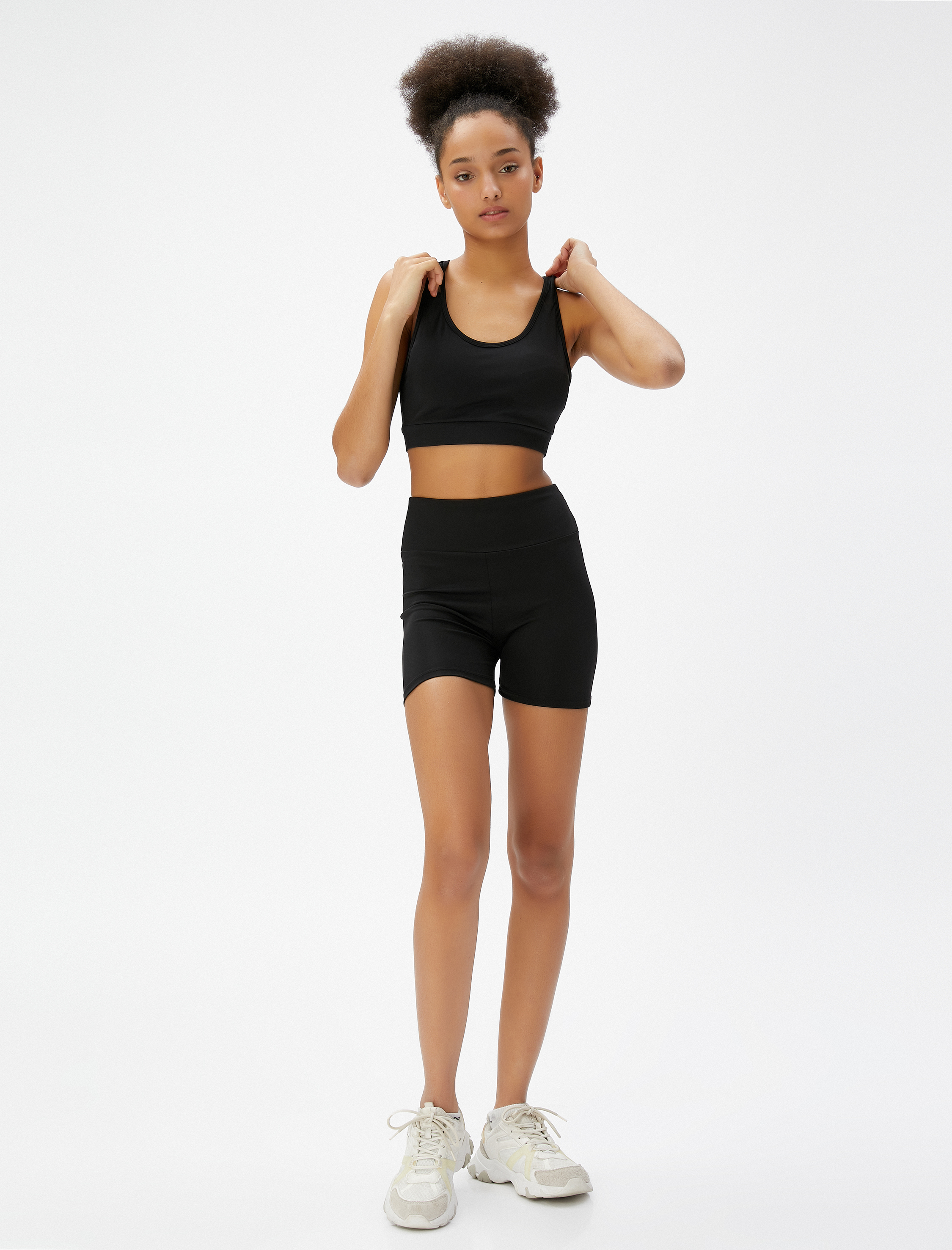   Kısa Biker Spor Tayt