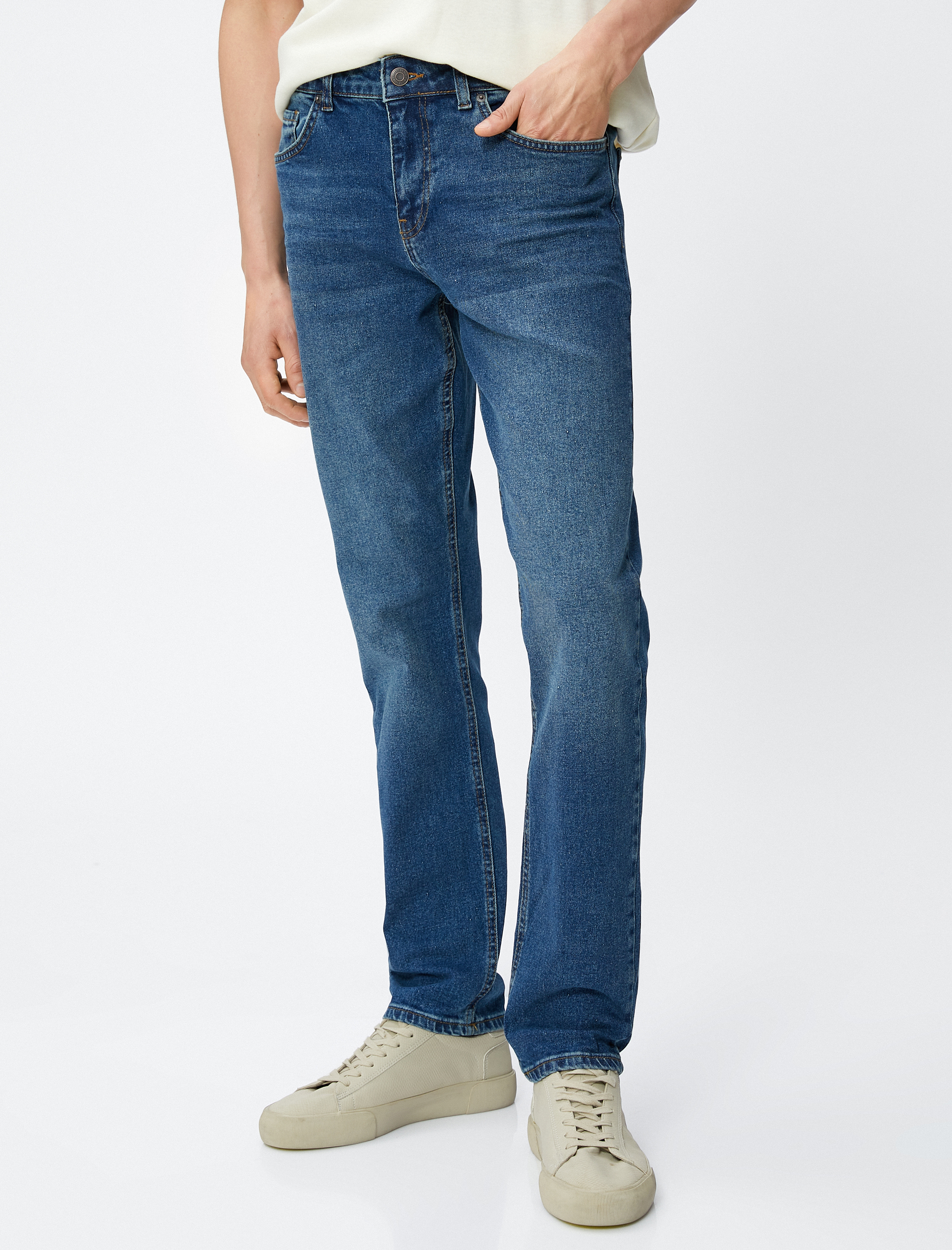   Slim Fit Kot Pantolon - Brad Jean